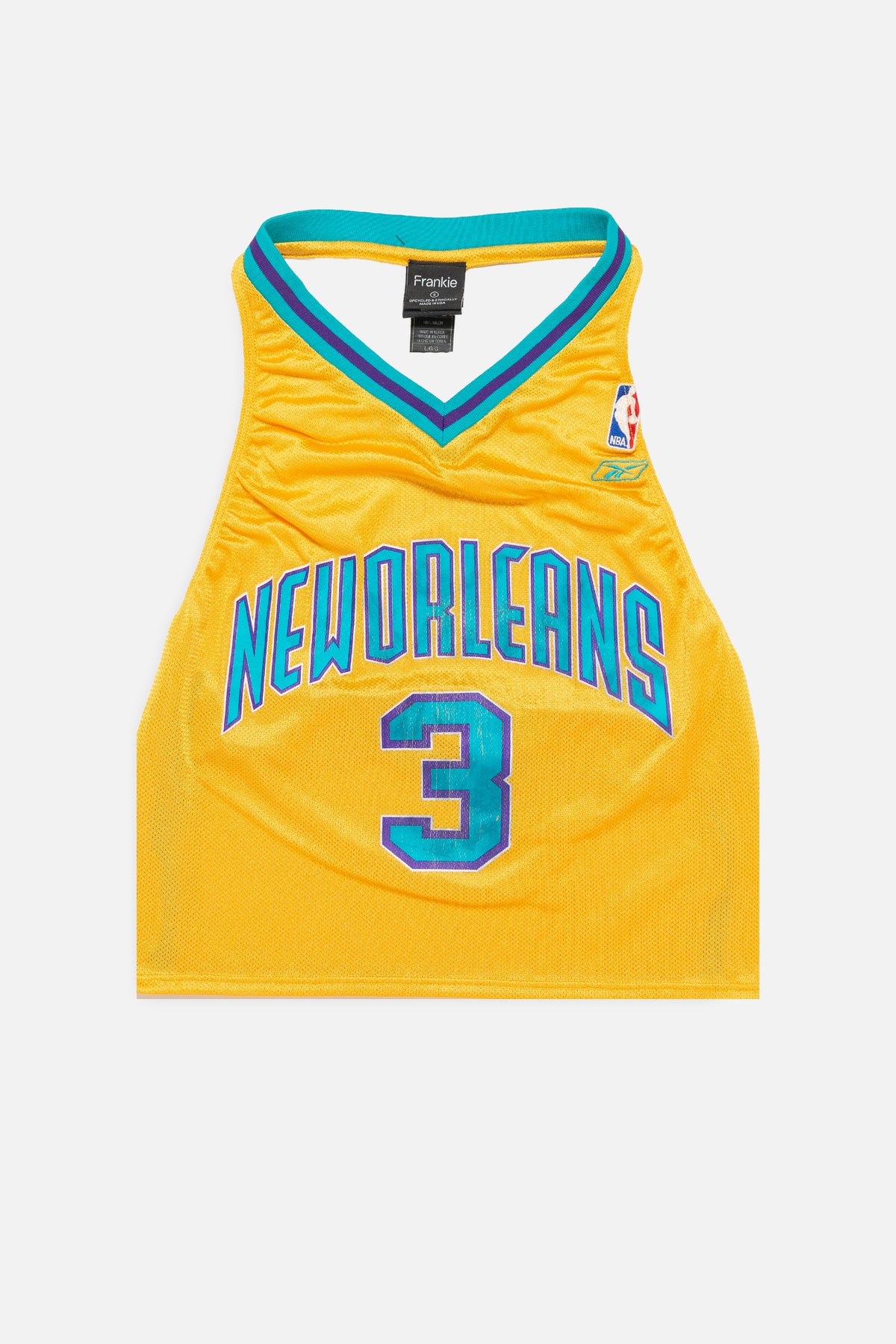 Rework New Orleans Hornets Halter Top