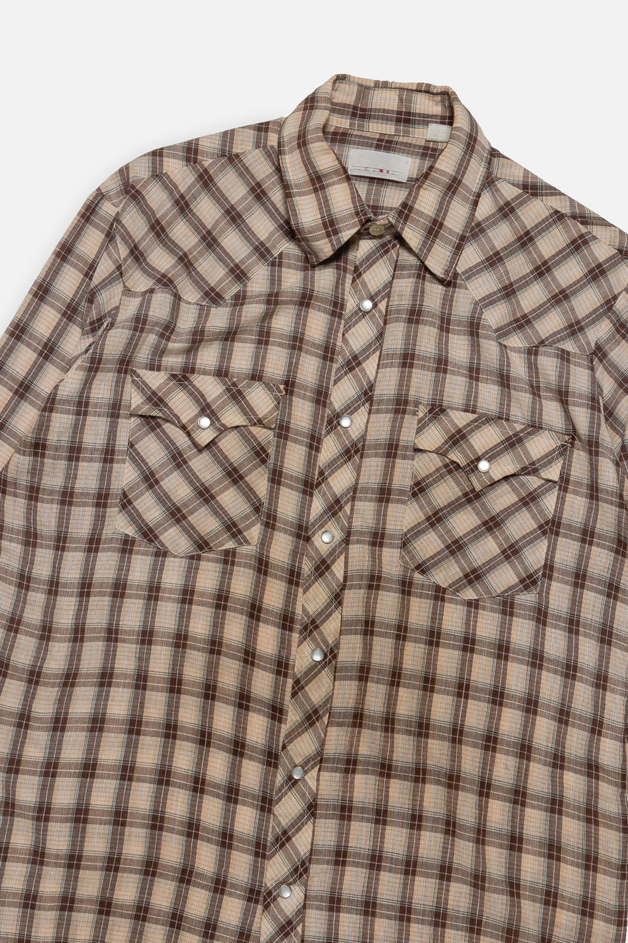 Vintage Plaid Button Down Shirt