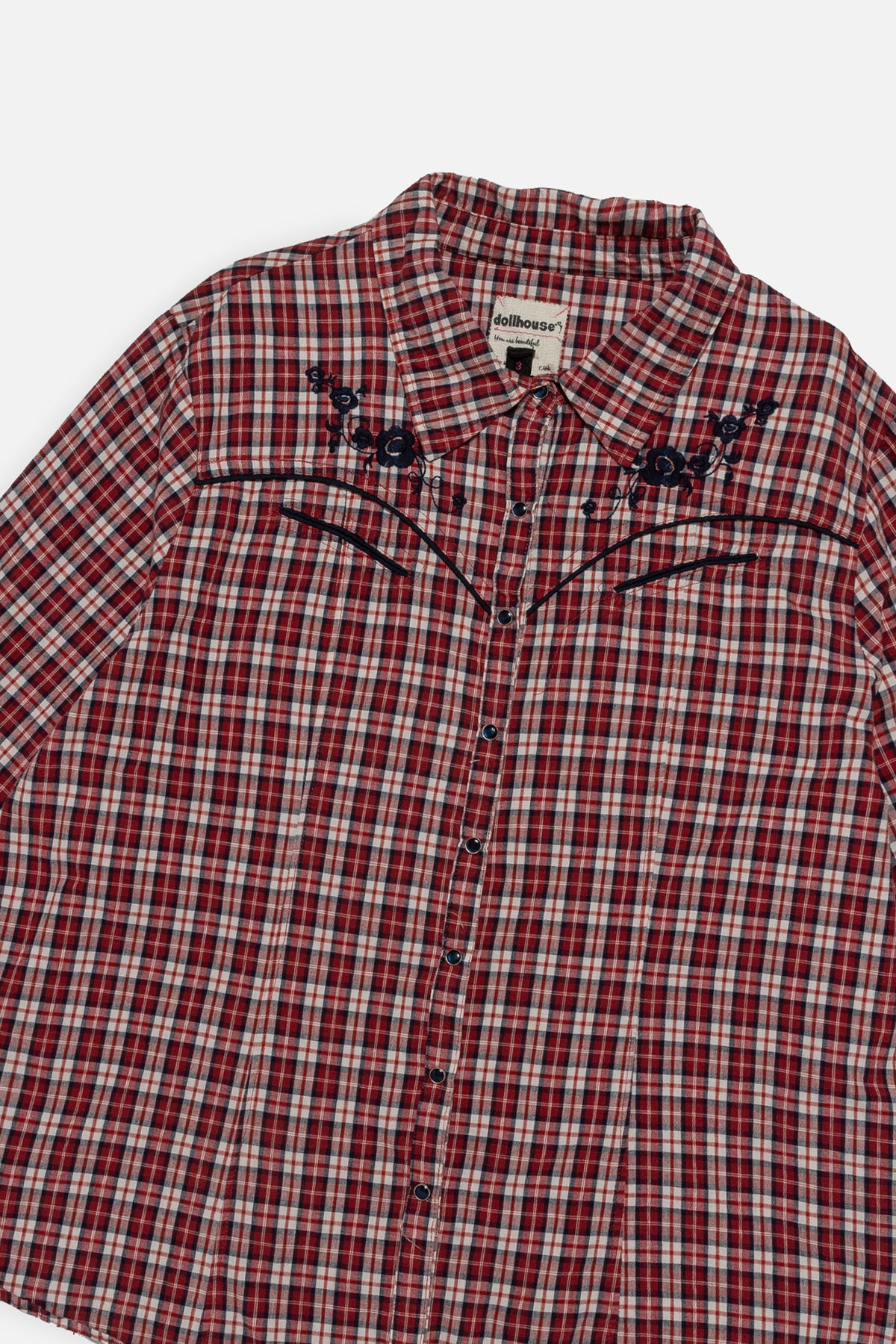 Vintage Plaid Button Down Shirt