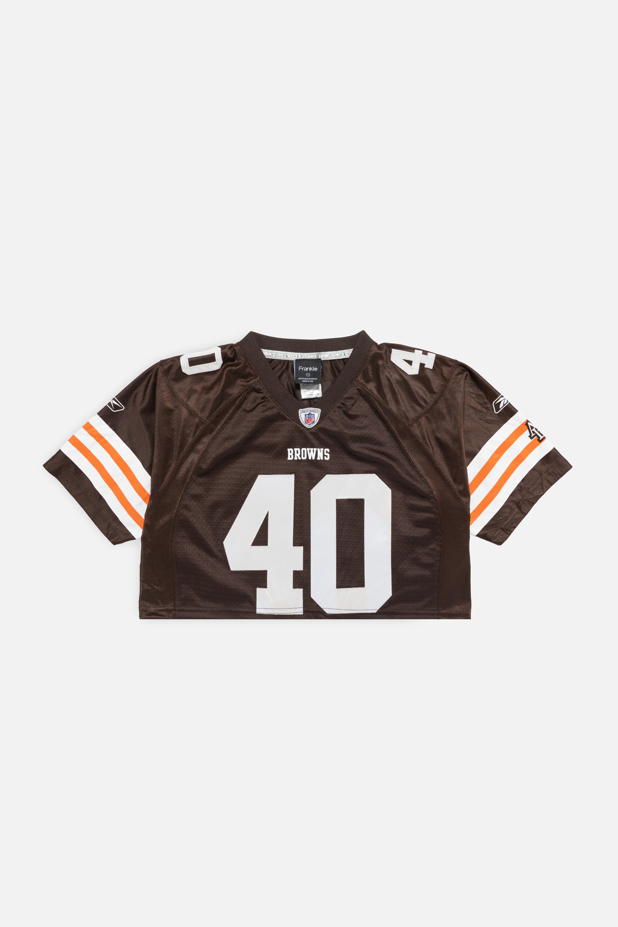 Rework Cleveland Browns Crop Jersey