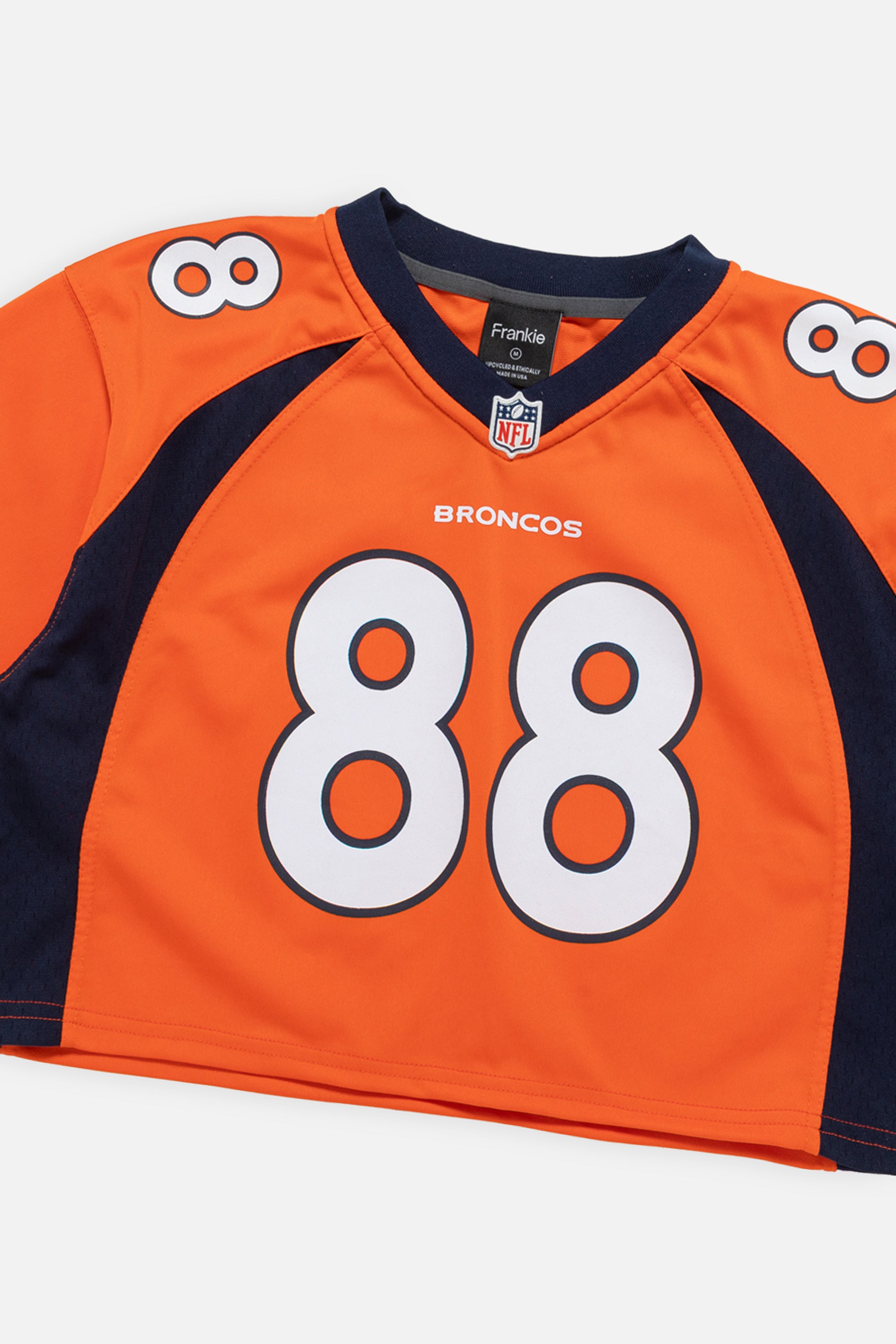 Rework Denver Broncos Crop Jersey
