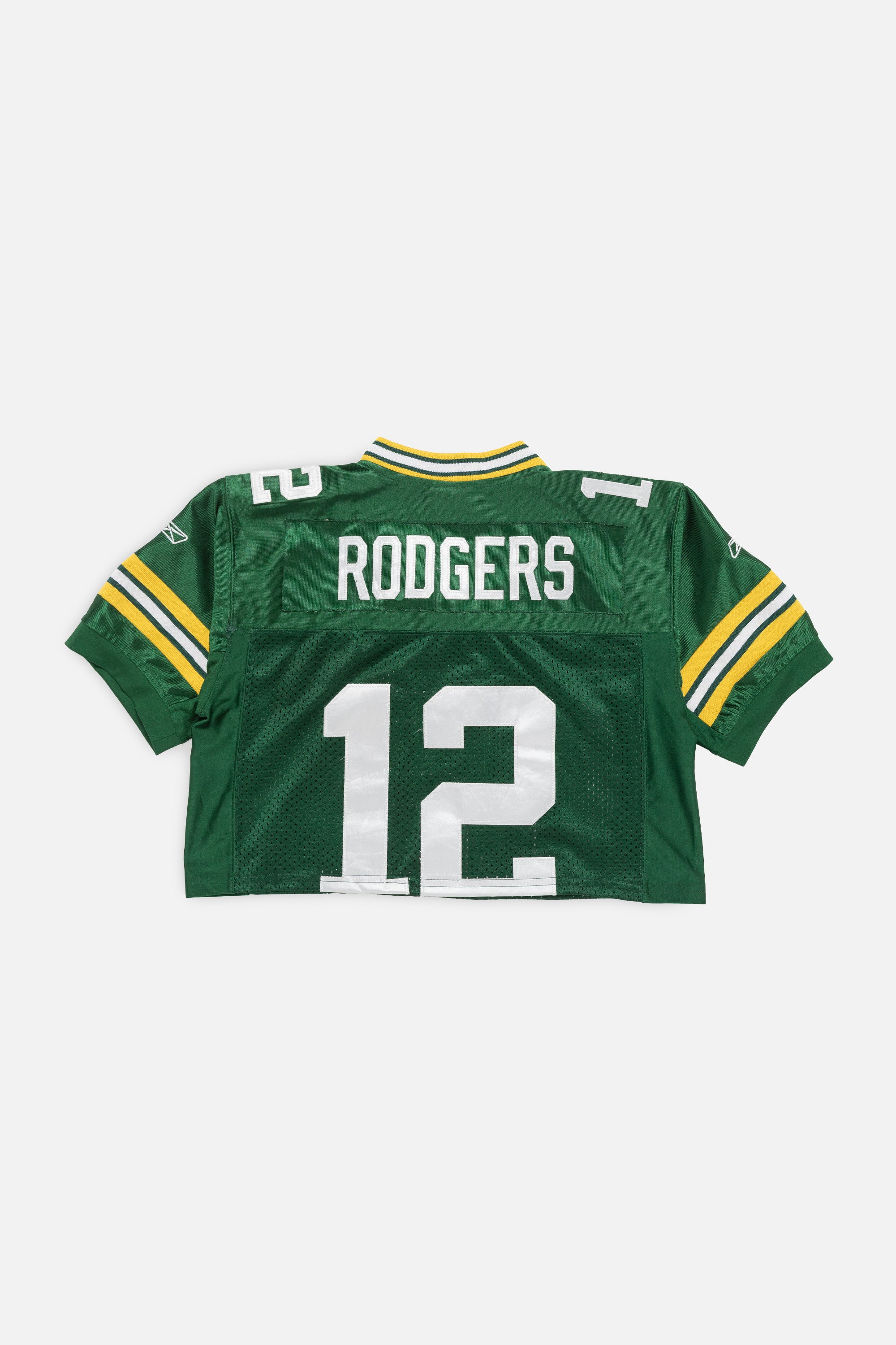 Rework Green Bay Packers Crop Jersey