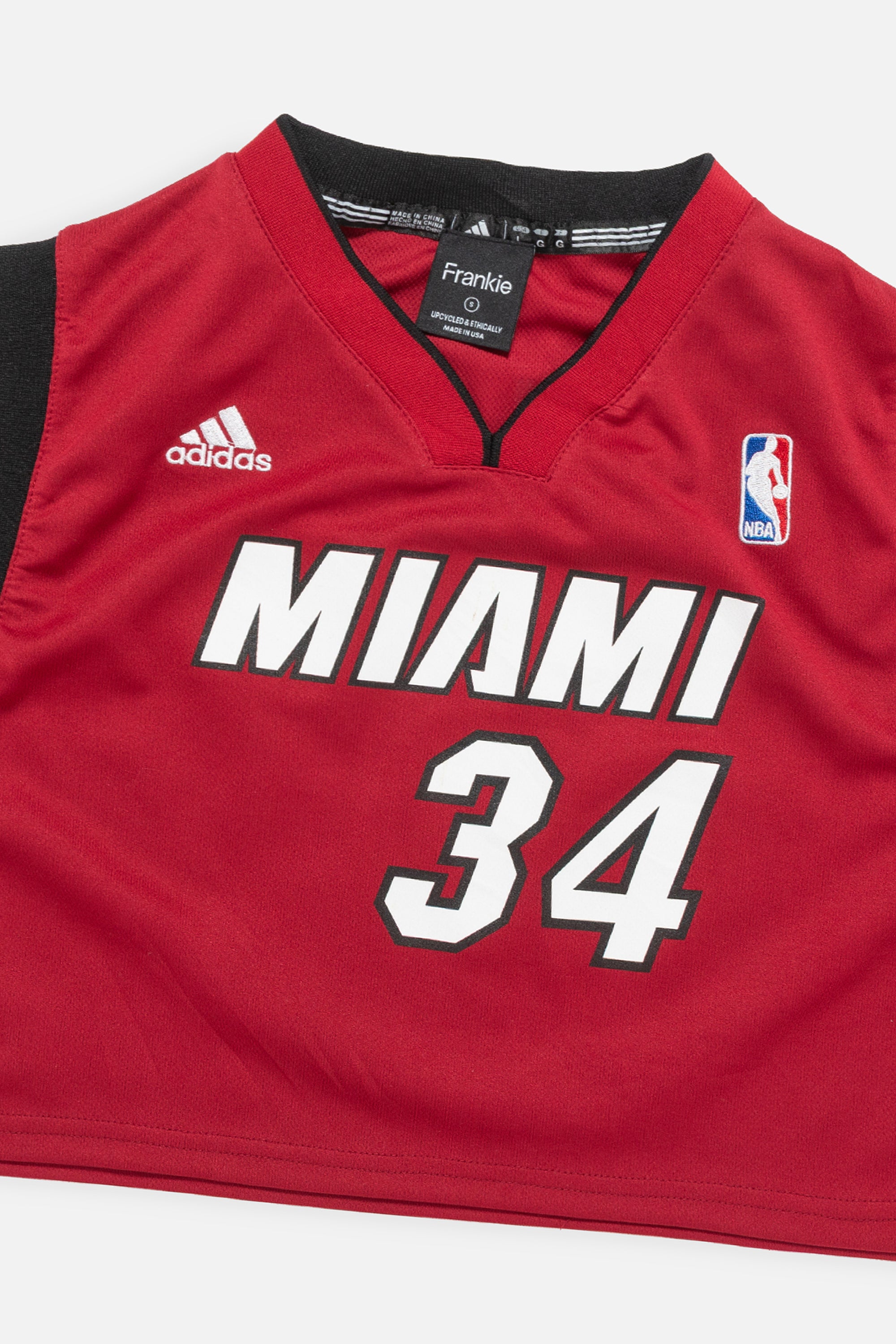 Rework Miami Heat Crop Jersey