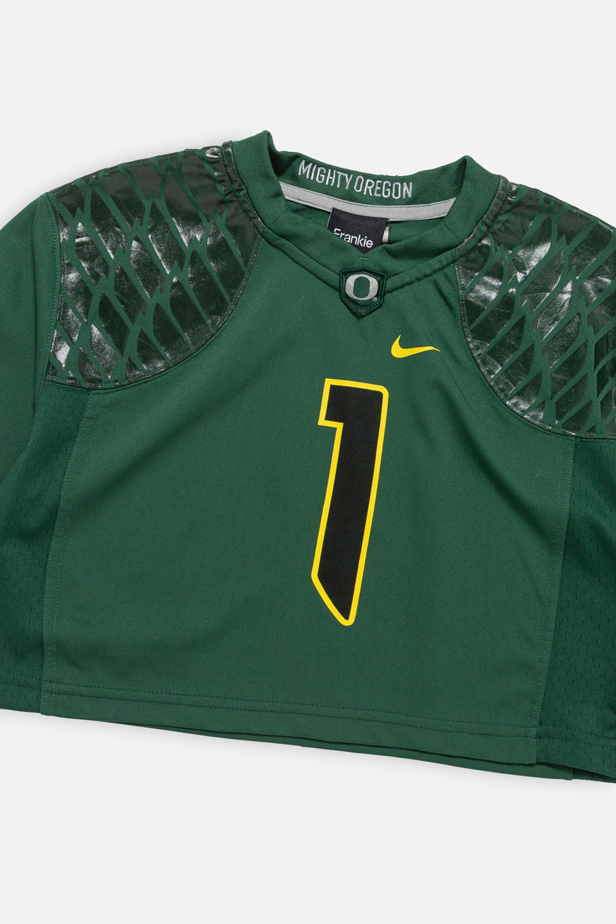 Rework Oregon Ducks Crop Jersey