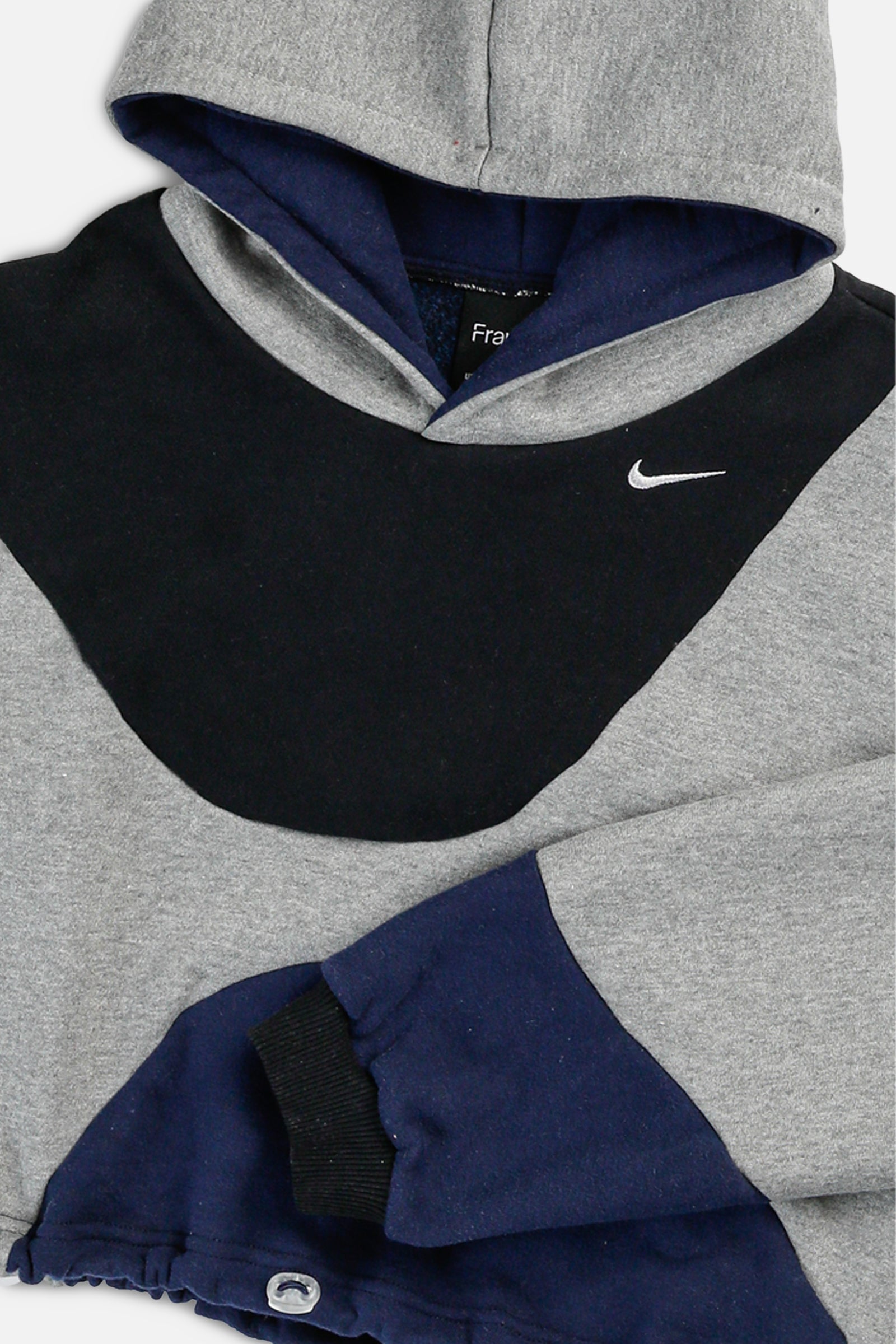 Rework Nike Wave Crop Sweatshirt - XS-SWEATERS-Nike-XS-Frankie Collective Rare Vintage Streetwear Reworks