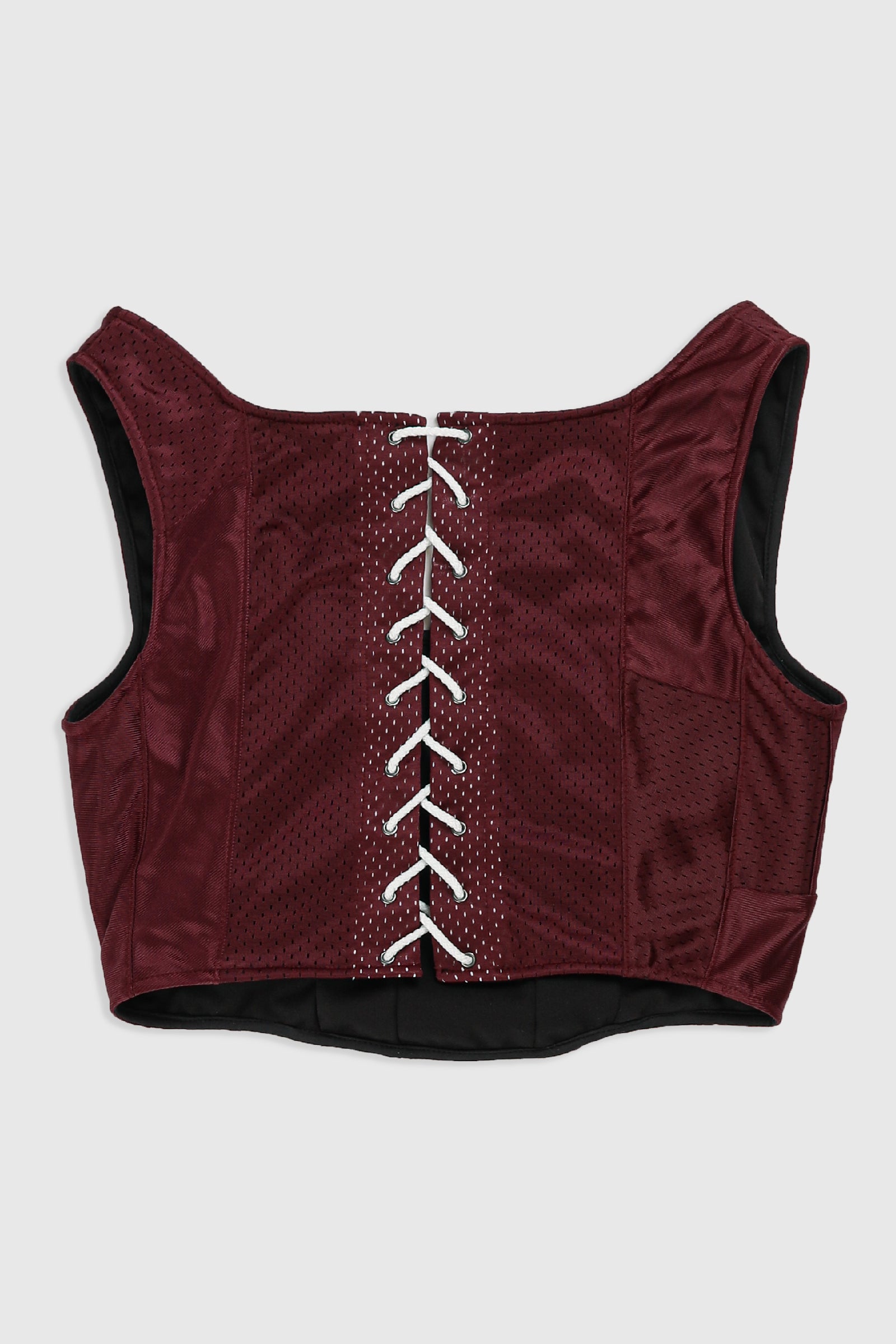 Rework Arizona State Football Corset - M-TOPS-NFL-M-Frankie Collective Rare Vintage Streetwear Reworks