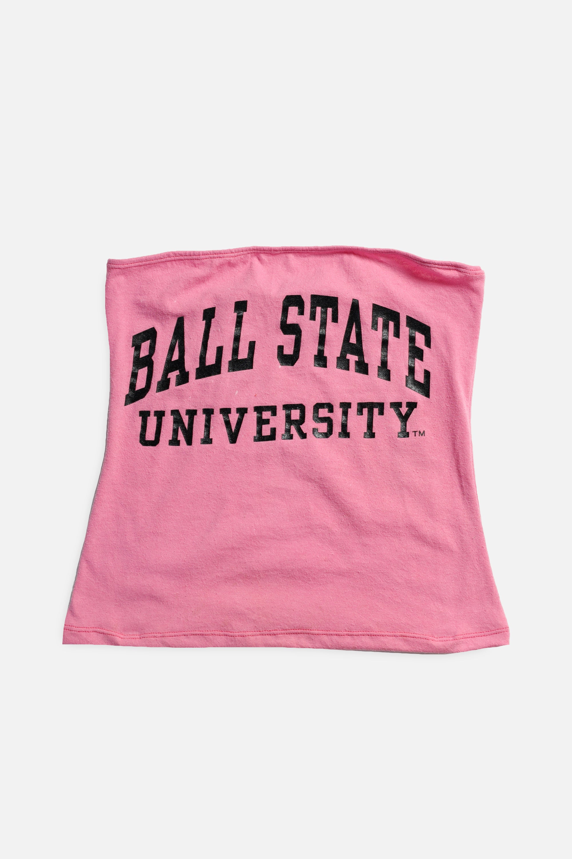 Rework Ball State Tube Top - M-TOPS-Varsity-Frankie Collective