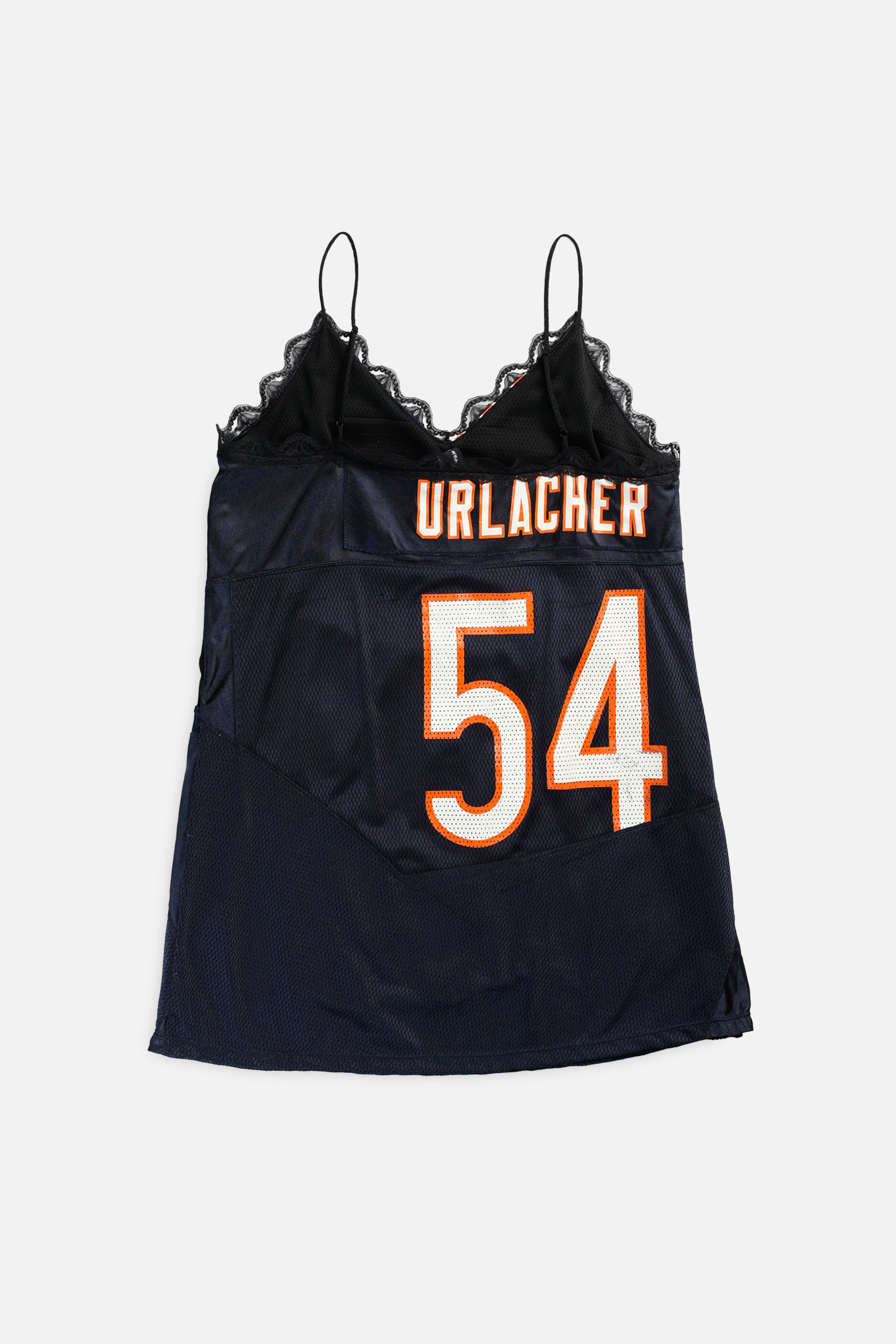 Rework Chicago Bears NFL Lace Dress - XXL-DRESSES-NFL-XXL-Frankie Collective Rare Vintage Streetwear Reworks
