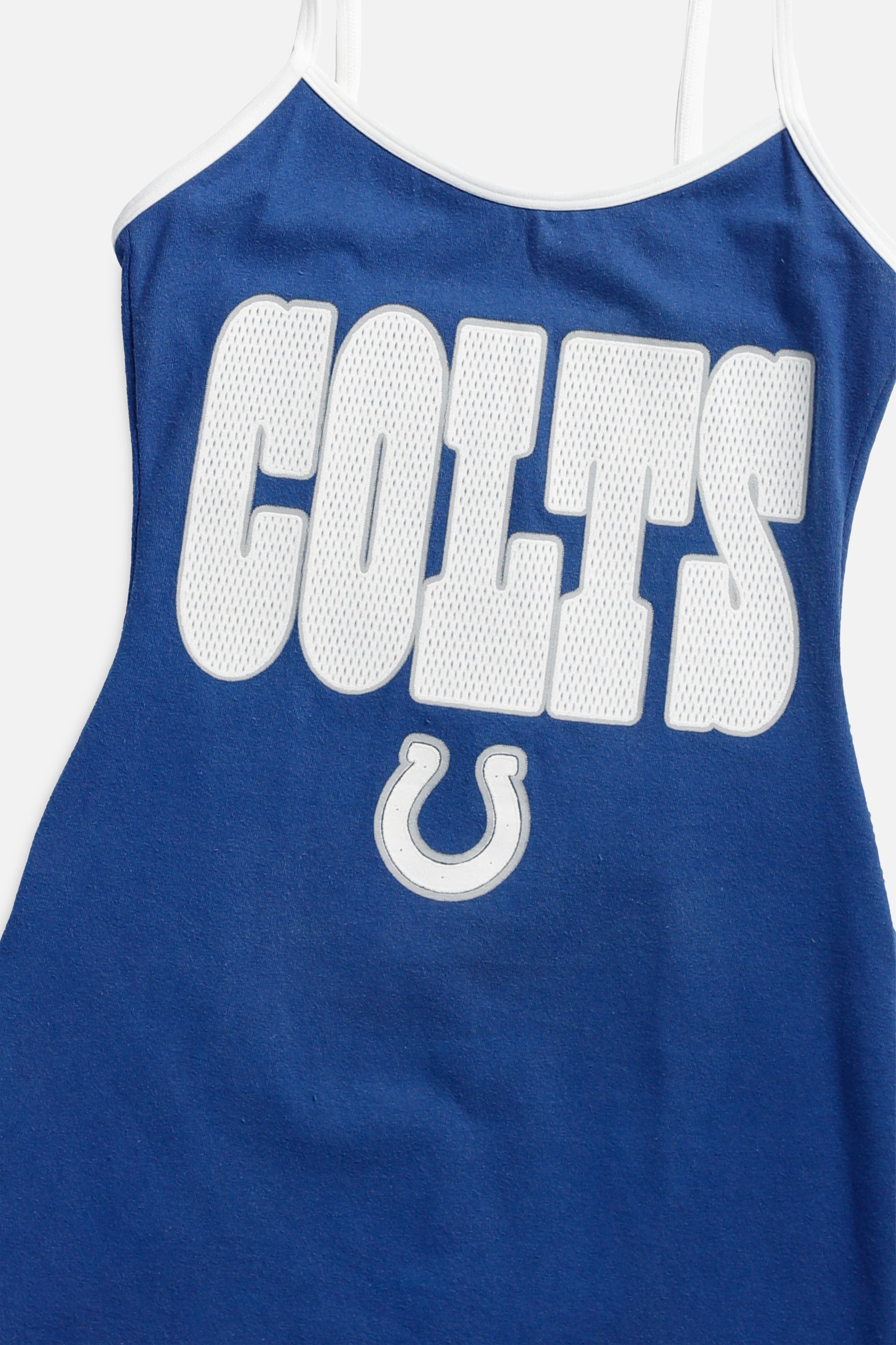 Rework Colts Mini Dress Tee - XS-DRESSES-NFL-Frankie Collective