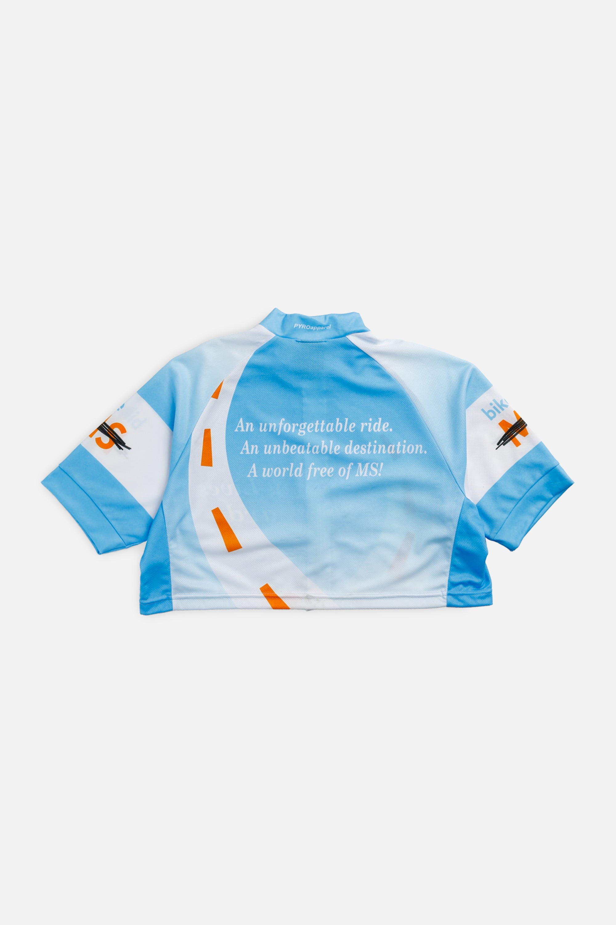 Rework Crop Cycling Jersey - L-JERSEYS-vendor-unknown-L-Frankie Collective Rare Vintage Streetwear Reworks