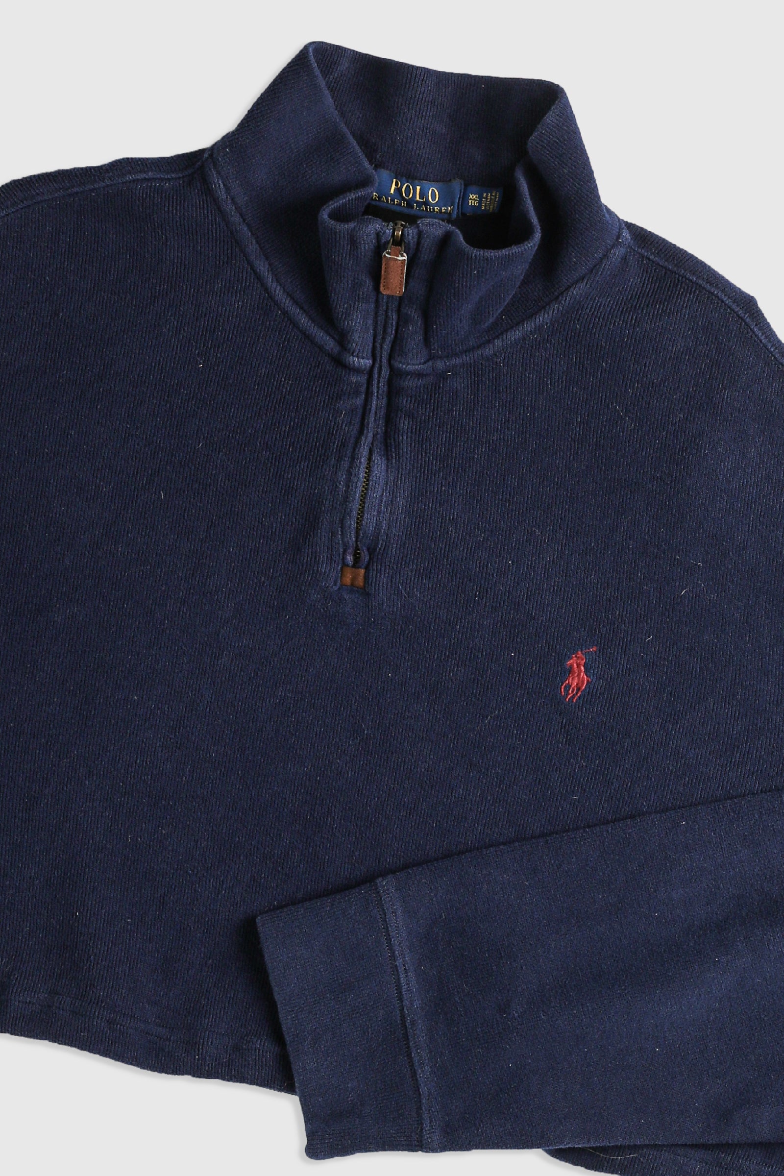 Rework Crop Knit Sweater - L-SWEATERS-vendor-unknown-Frankie Collective Rare Vintage Streetwear Reworks