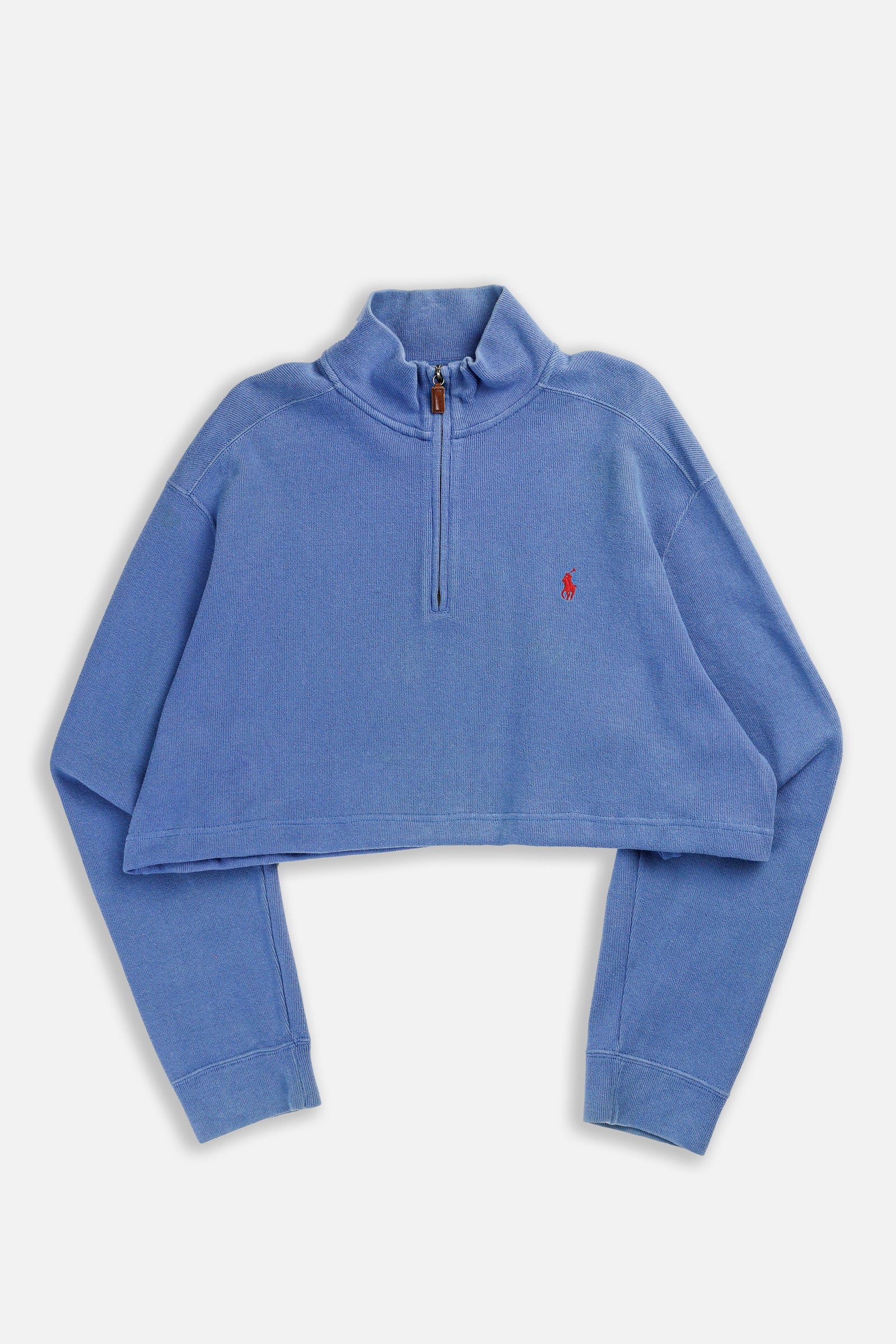 Rework Crop Knit Sweater - XL-SWEATERS-vendor-unknown-XL-Frankie Collective Rare Vintage Streetwear Reworks