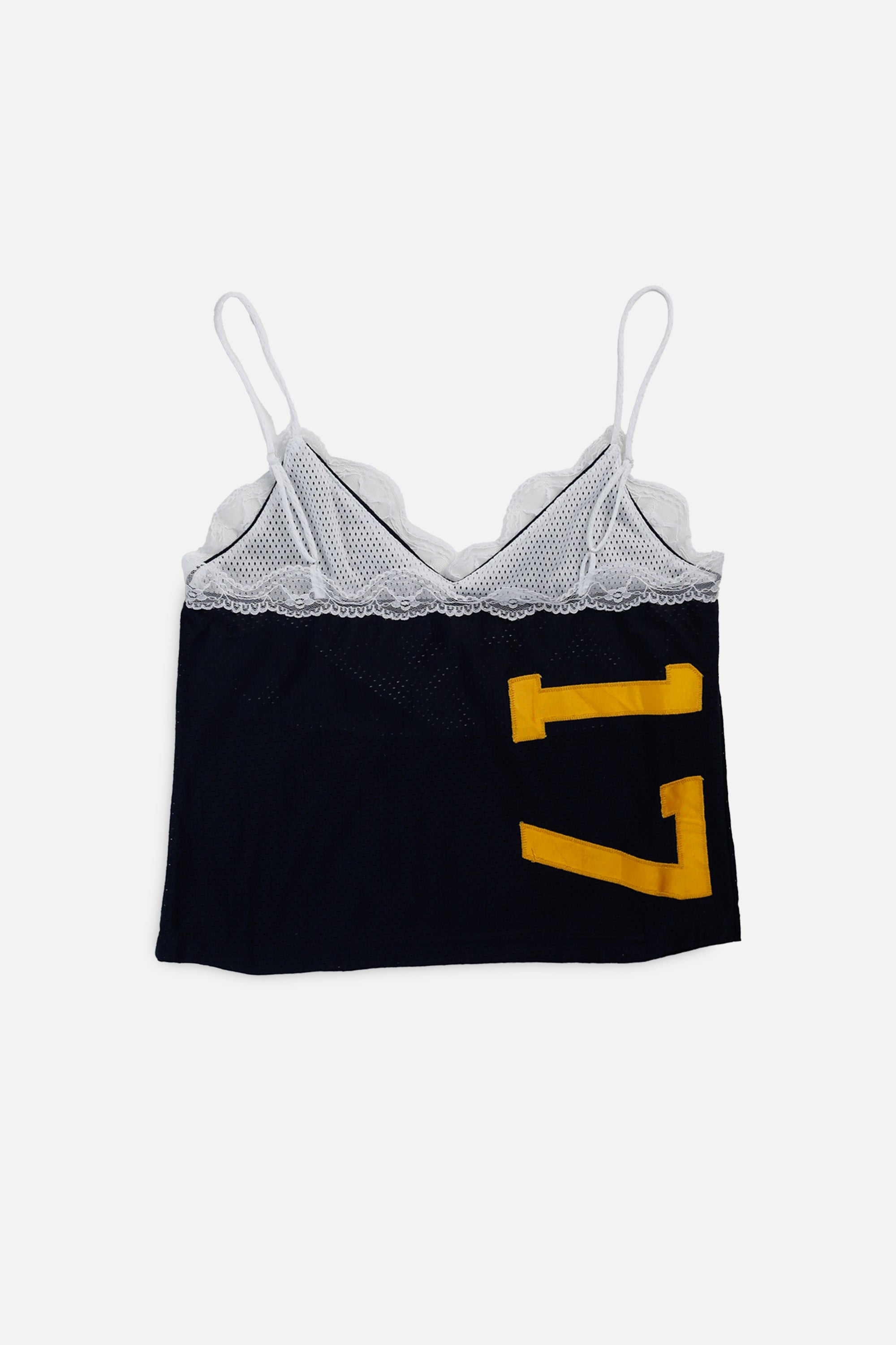 Rework Football Lace Tank - S-TOPS-NFL-S-Frankie Collective Rare Vintage Streetwear Reworks