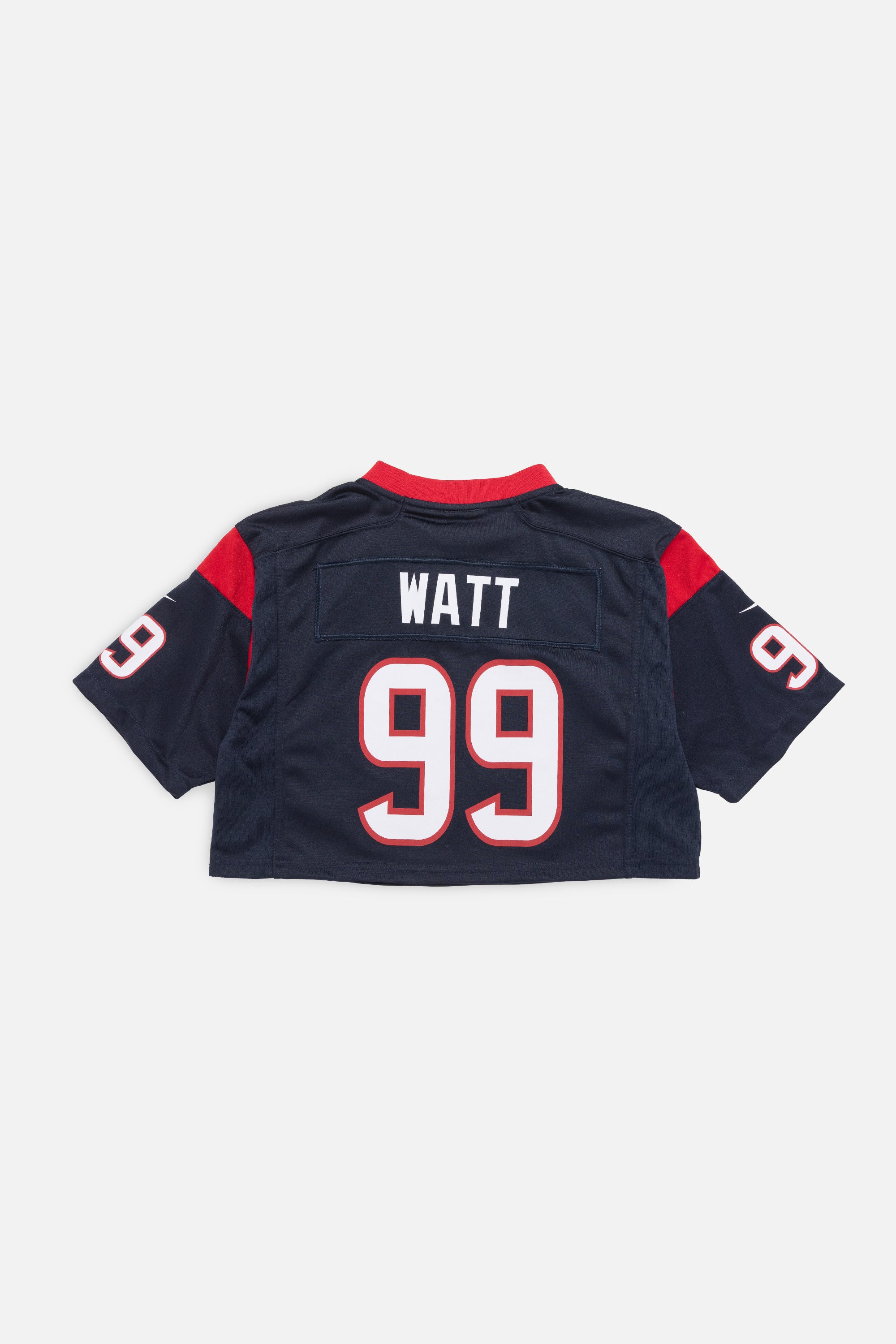 Rework Houston Texans Crop Jersey-NFL-Frankie Collective-Rework-Vintage-Streetwear