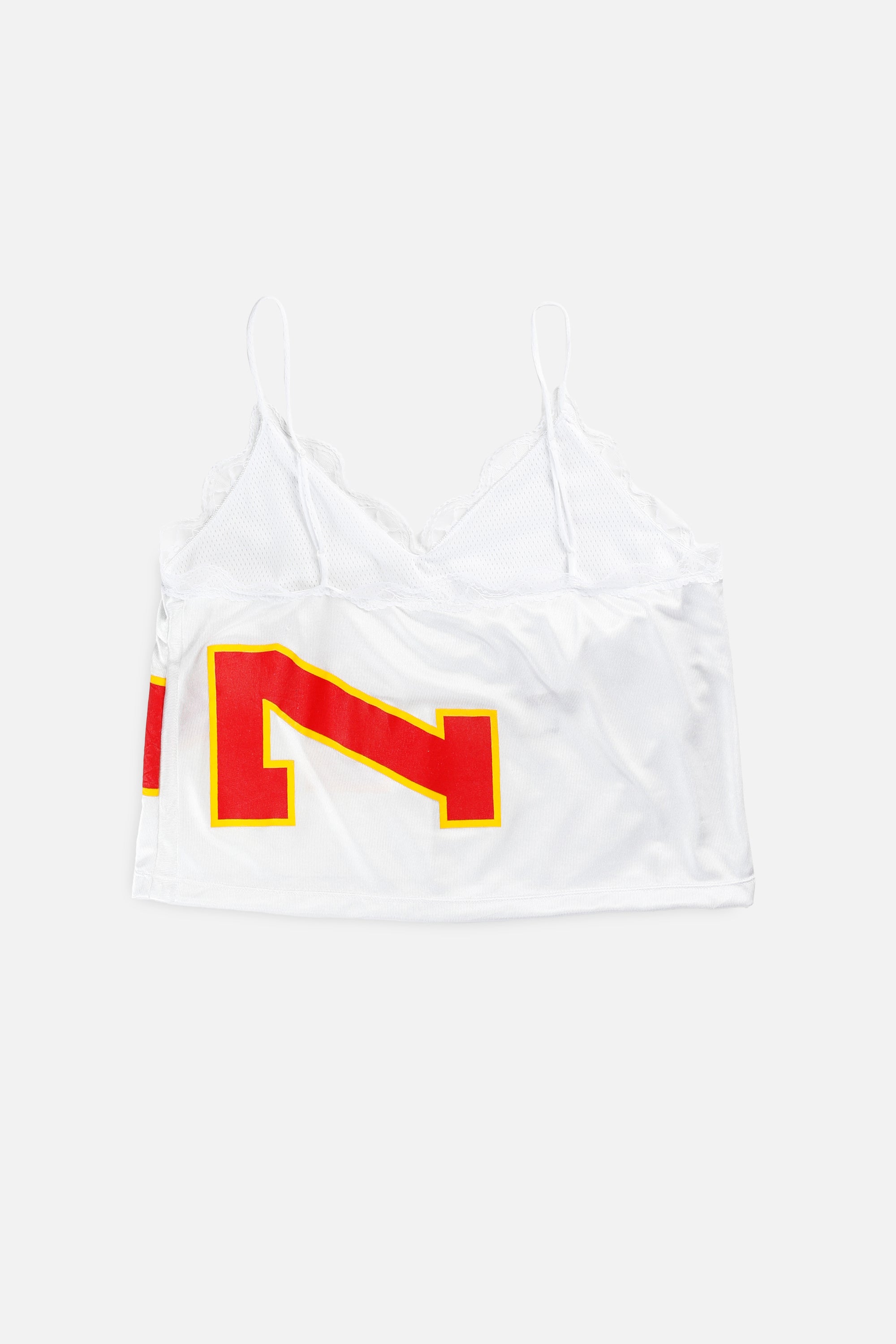Rework Kansas City Chiefs NFL Lace Tank - XXL-TOPS-NFL-XXL-Frankie Collective Rare Vintage Streetwear Reworks