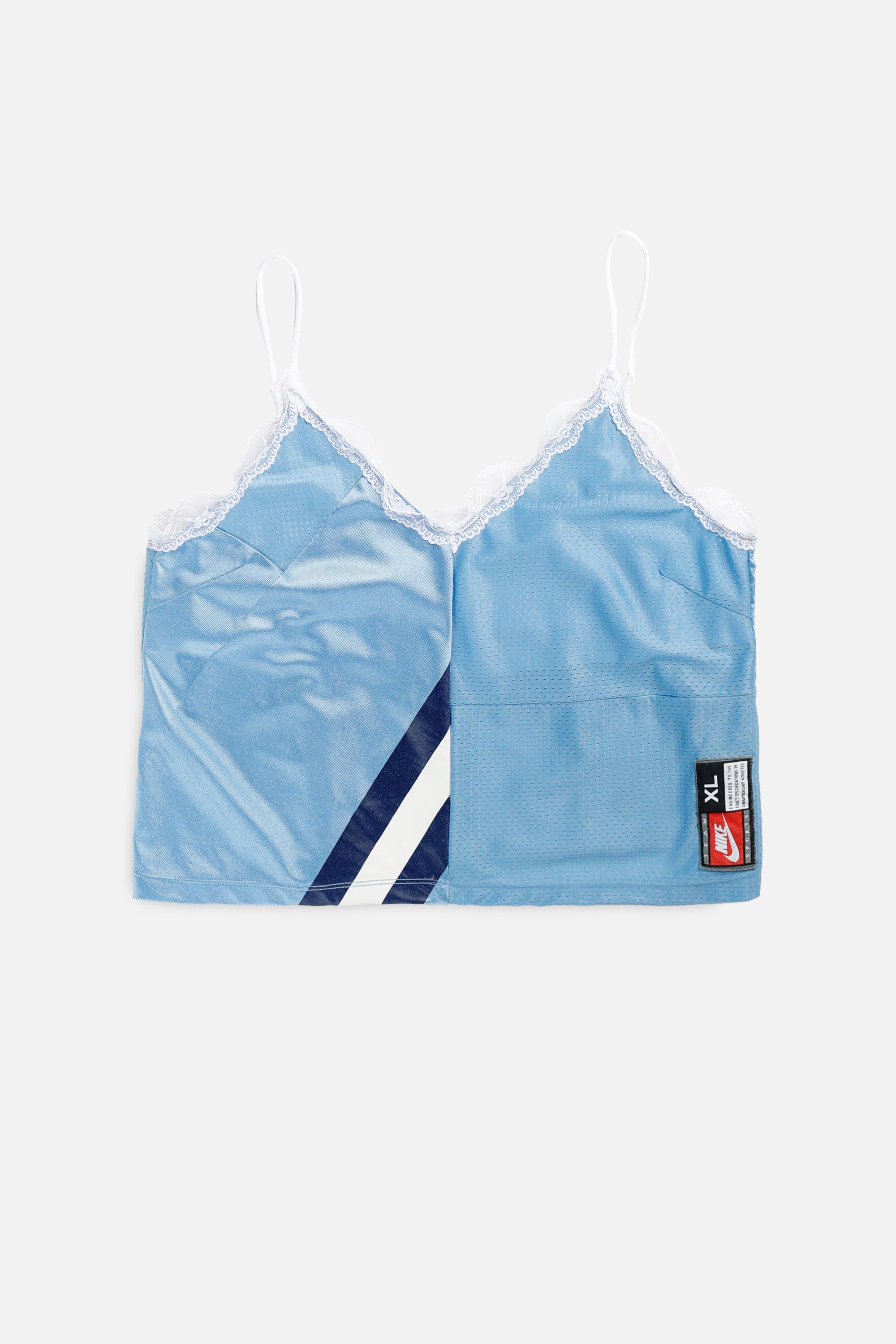 Rework Nike Lace Tank - XXL-TOPS-Nike-XXL-Frankie Collective Rare Vintage Streetwear Reworks