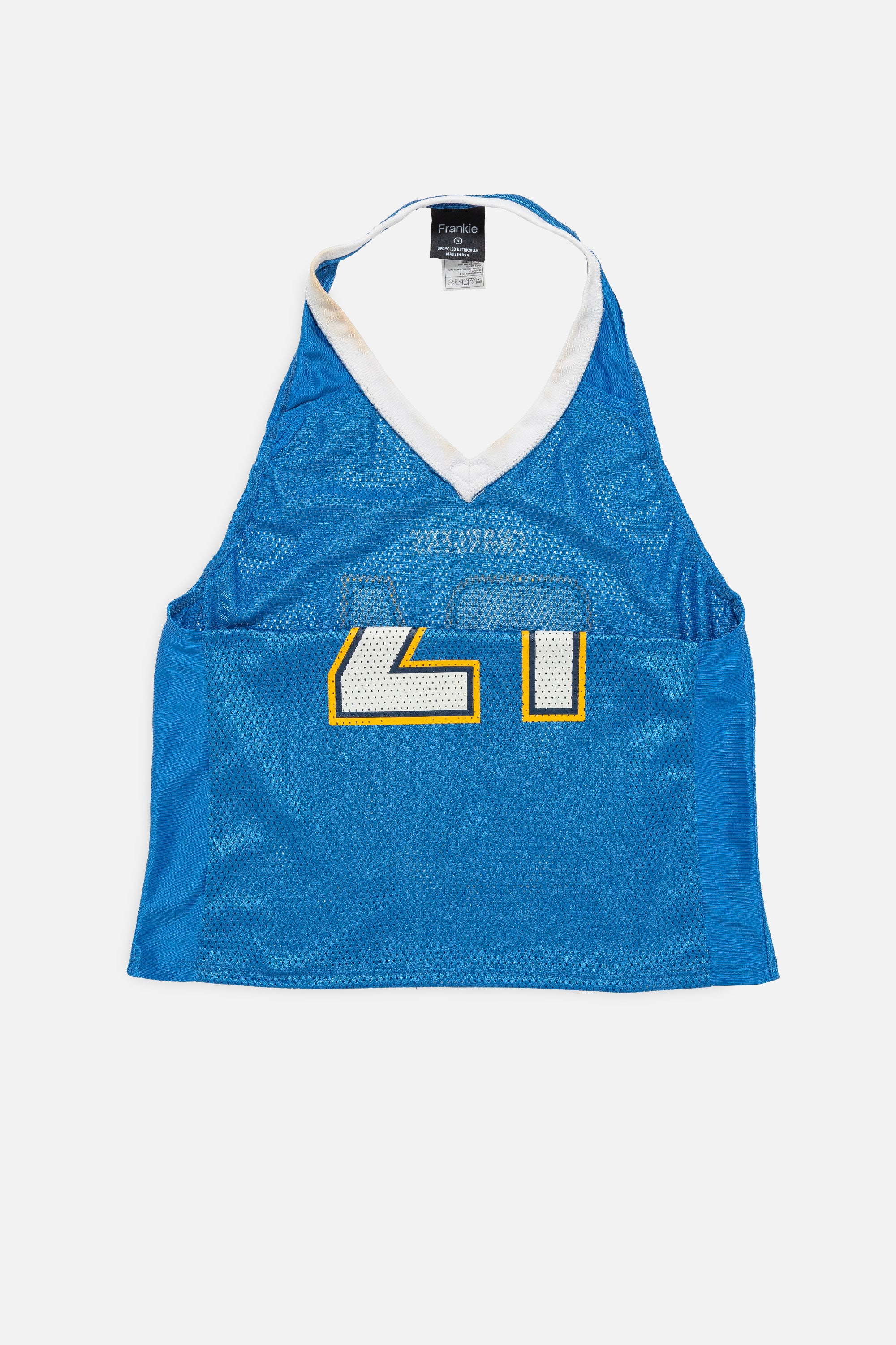 Rework Los Angeles Chargers Halter Top-NFL-Frankie Collective-Rework-Vintage-Streetwear