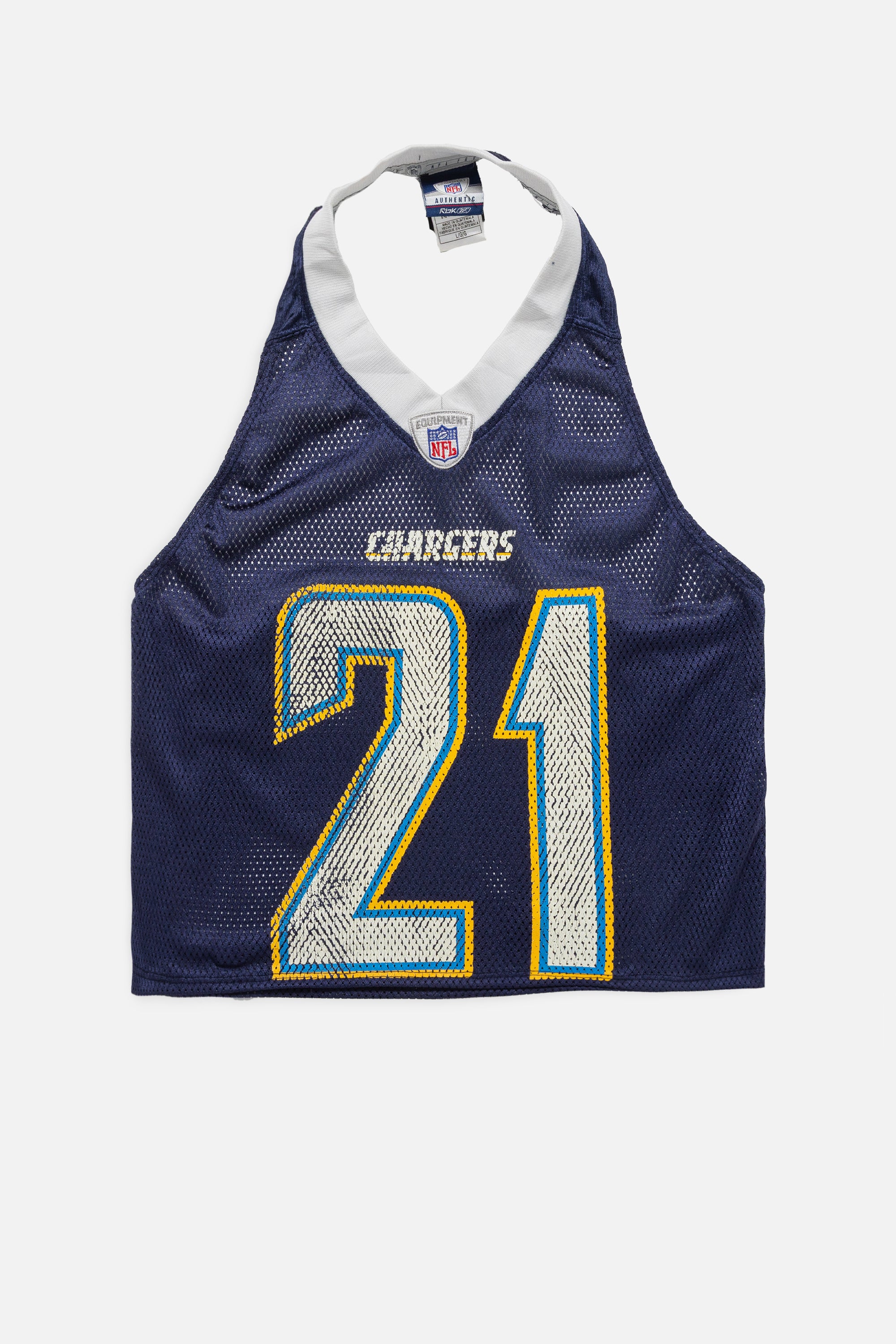 Rework Los Angeles Chargers Halter Top-NFL-Frankie Collective-Rework-Vintage-Streetwear