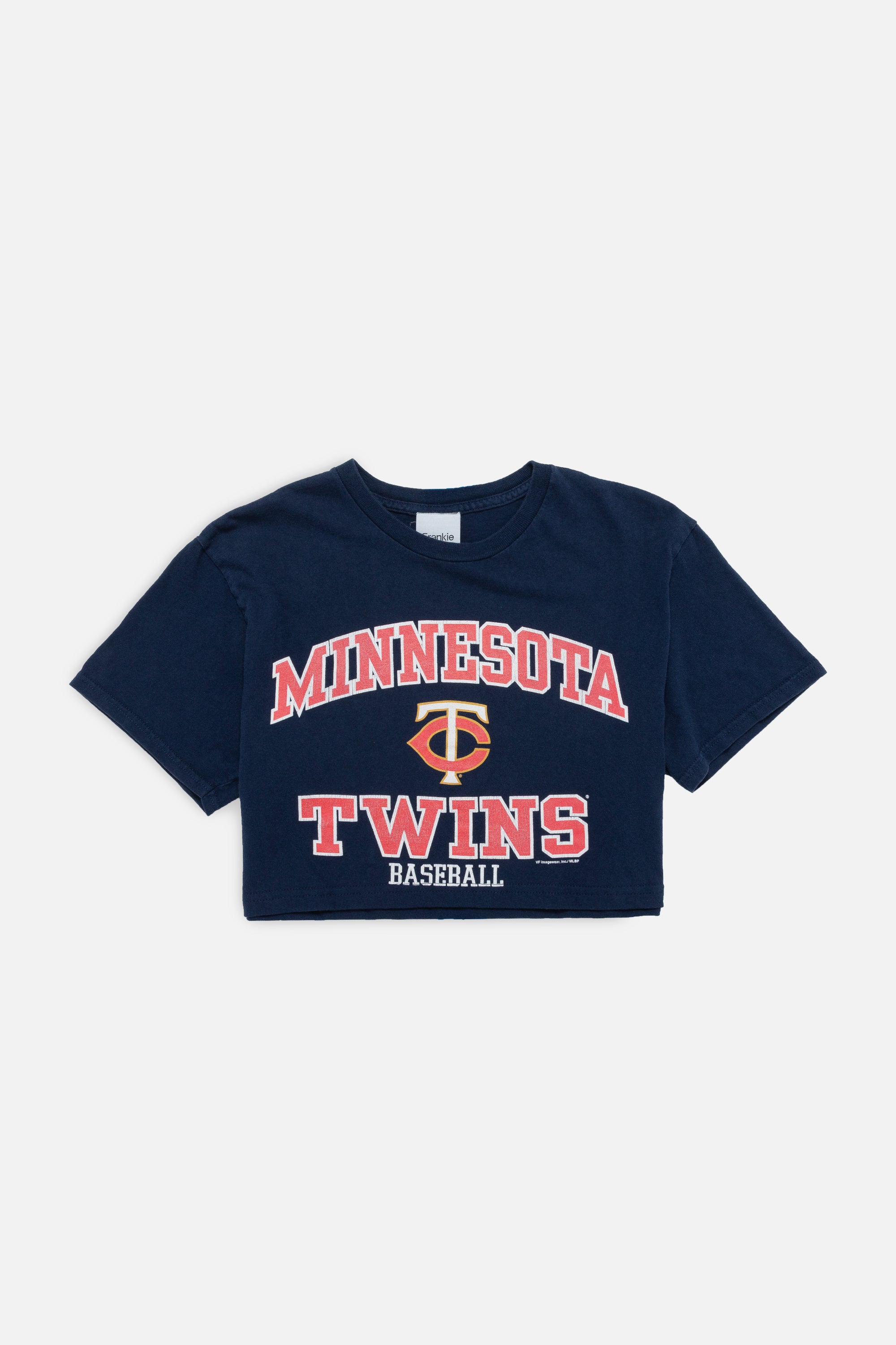 Rework Minnesota Twins Crop Tee - S-T-SHIRTS-MLB-Frankie Collective