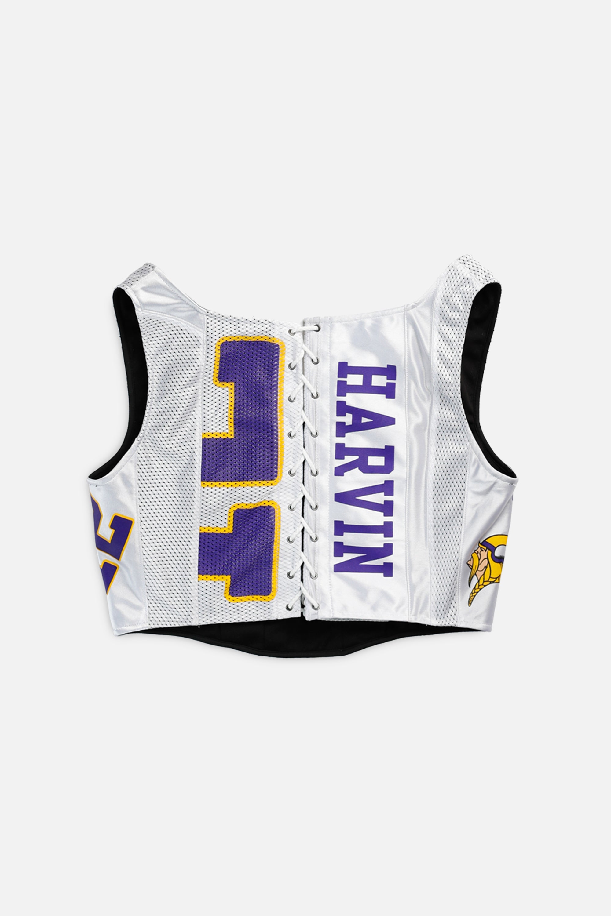Rework Minnesota Vikings NFL Corset - XL-TOPS-NFL-XL-Frankie Collective Rare Vintage Streetwear Reworks