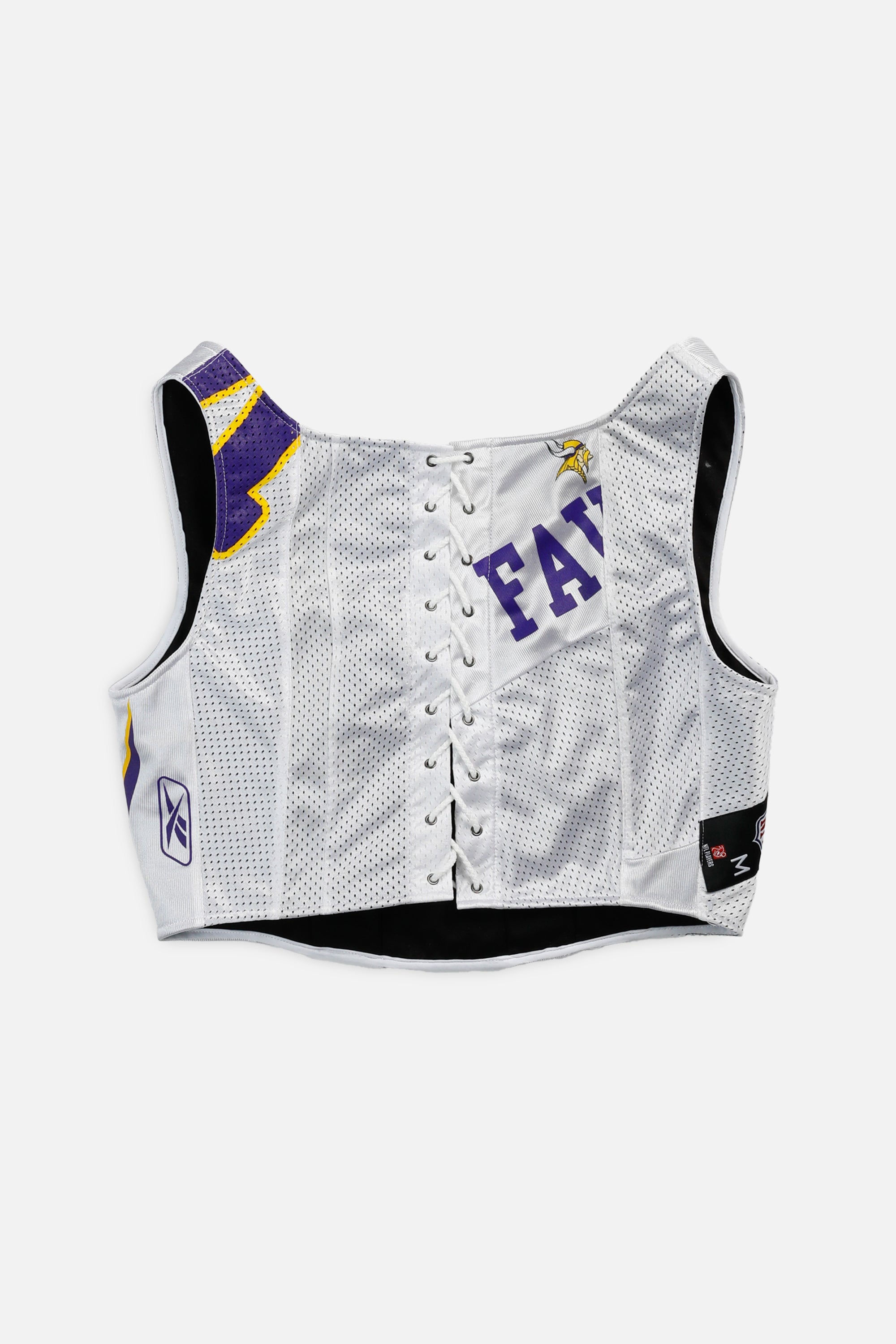 Rework Minnesota Vikings NFL Corset - XL-TOPS-NFL-XL-Frankie Collective Rare Vintage Streetwear Reworks
