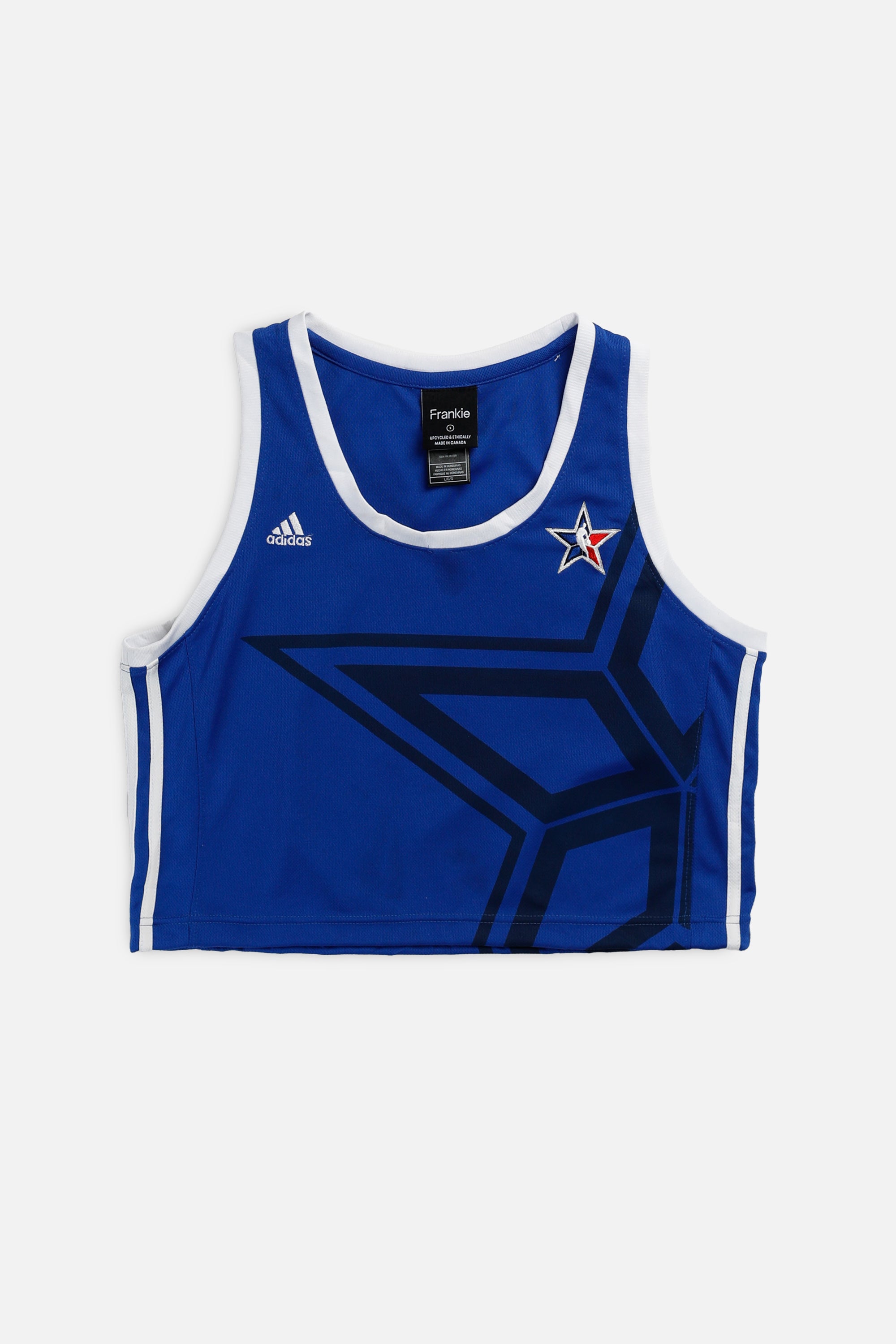 Rework NBA Crop Jersey - S-JERSEYS-NBA-S-Frankie Collective Rare Vintage Streetwear Reworks