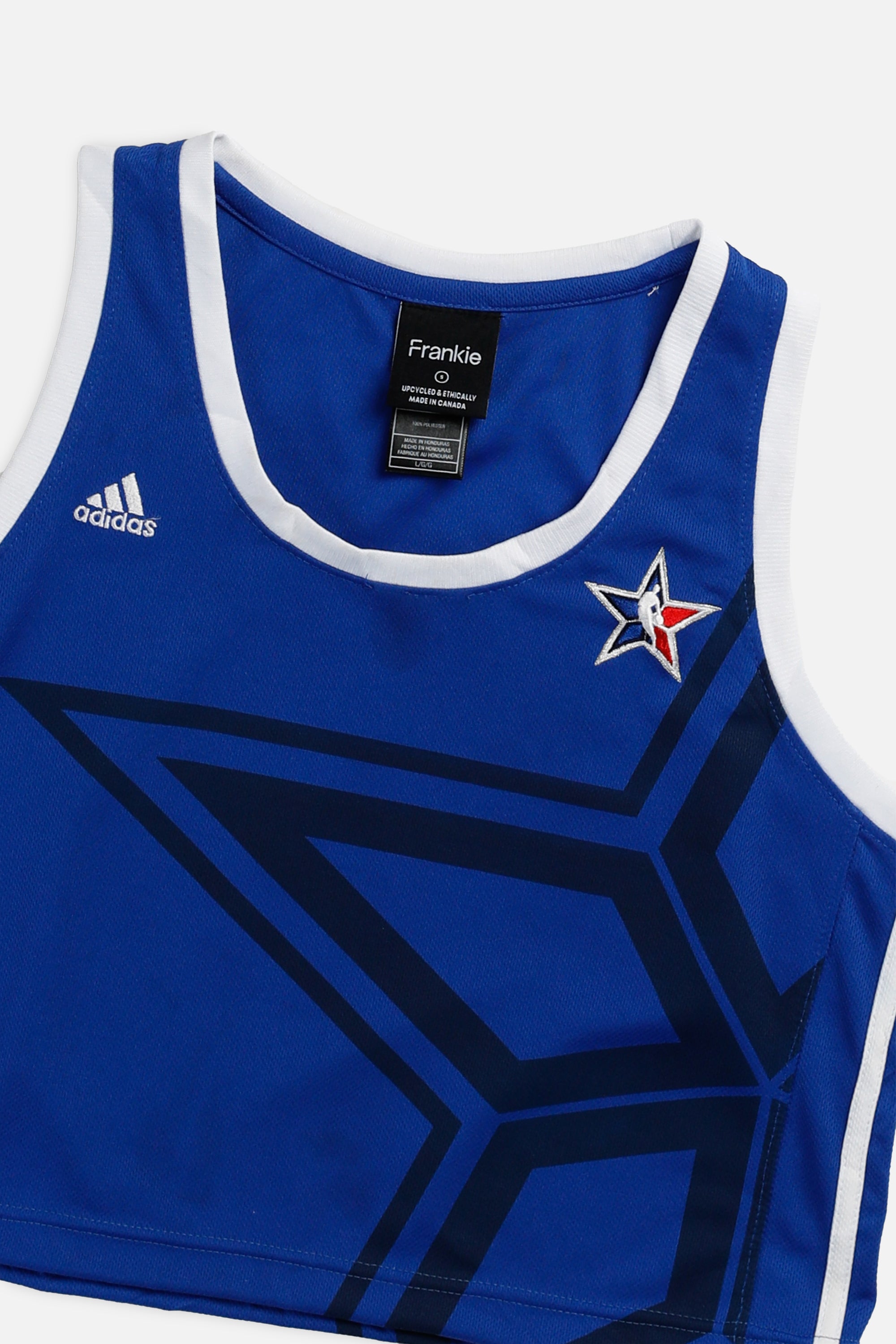 Rework NBA Crop Jersey - S-JERSEYS-NBA-S-Frankie Collective Rare Vintage Streetwear Reworks