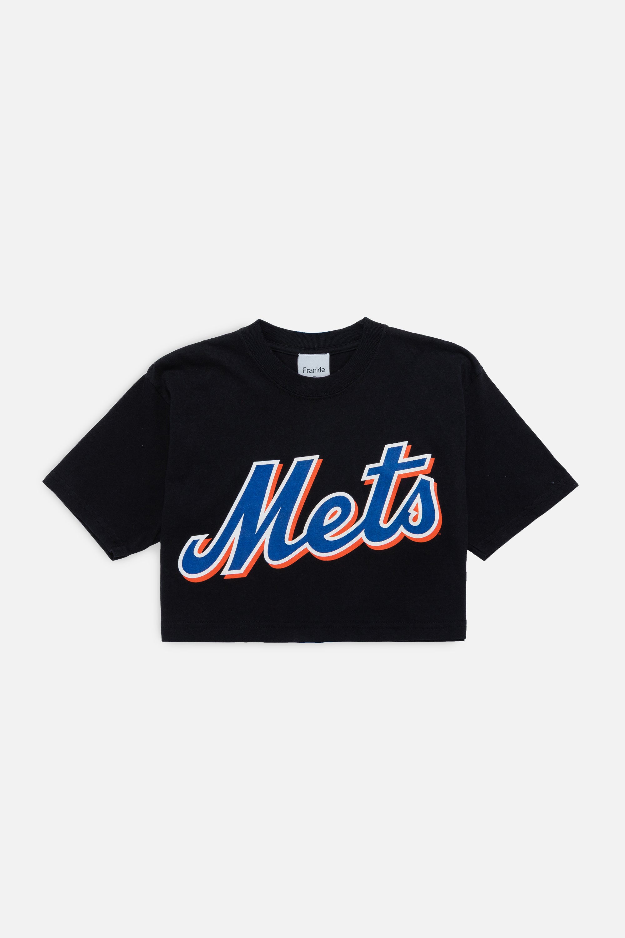 Rework New York Mets Crop Tee - S-T-SHIRTS-MLB-Frankie Collective