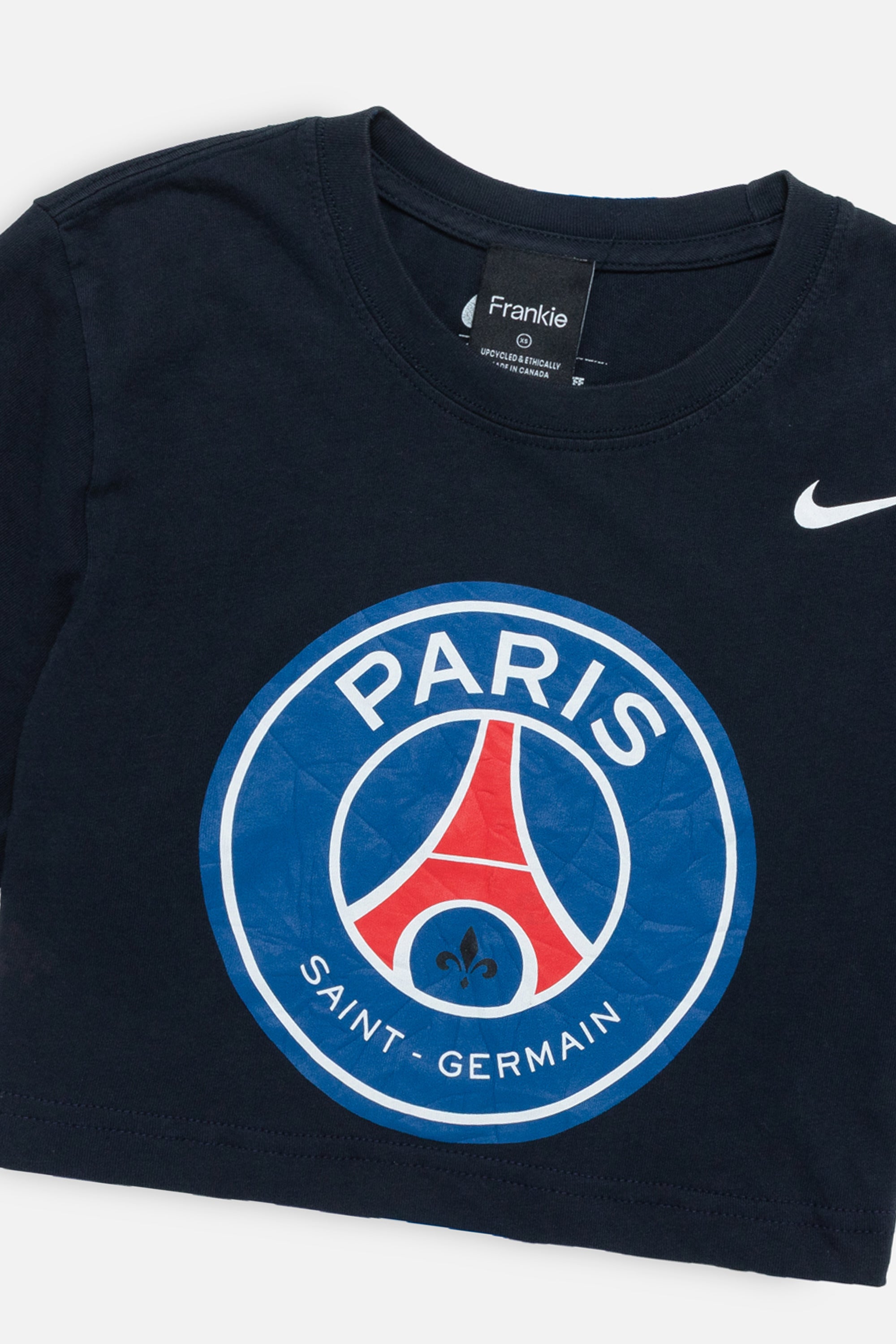 Rework Paris Saint-Germain FC Crop Tee - XS-JERSEYS-Nike-Frankie Collective