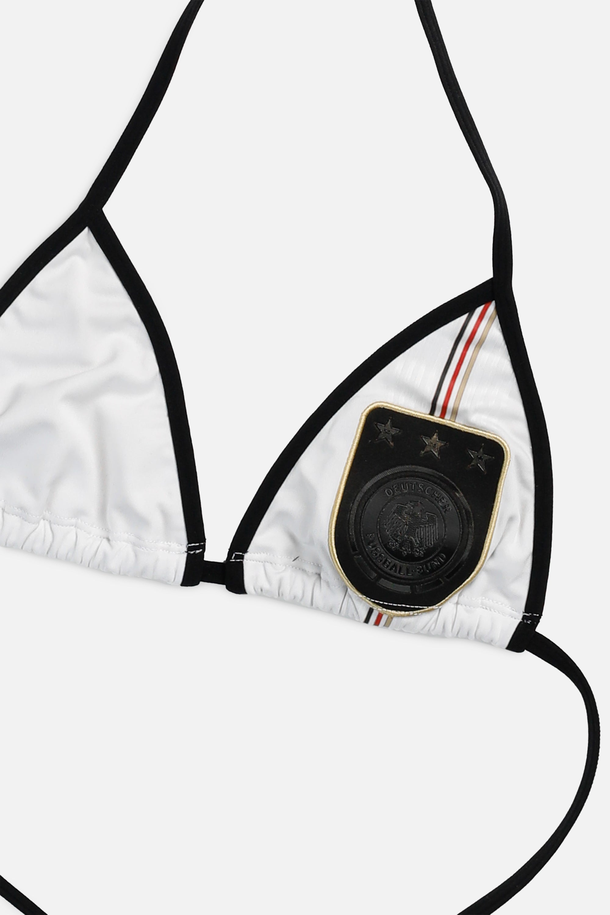 Rework Soccer Triangle Top - L-BRA TOPS-vendor-unknown-L-Frankie Collective Rare Vintage Streetwear Reworks