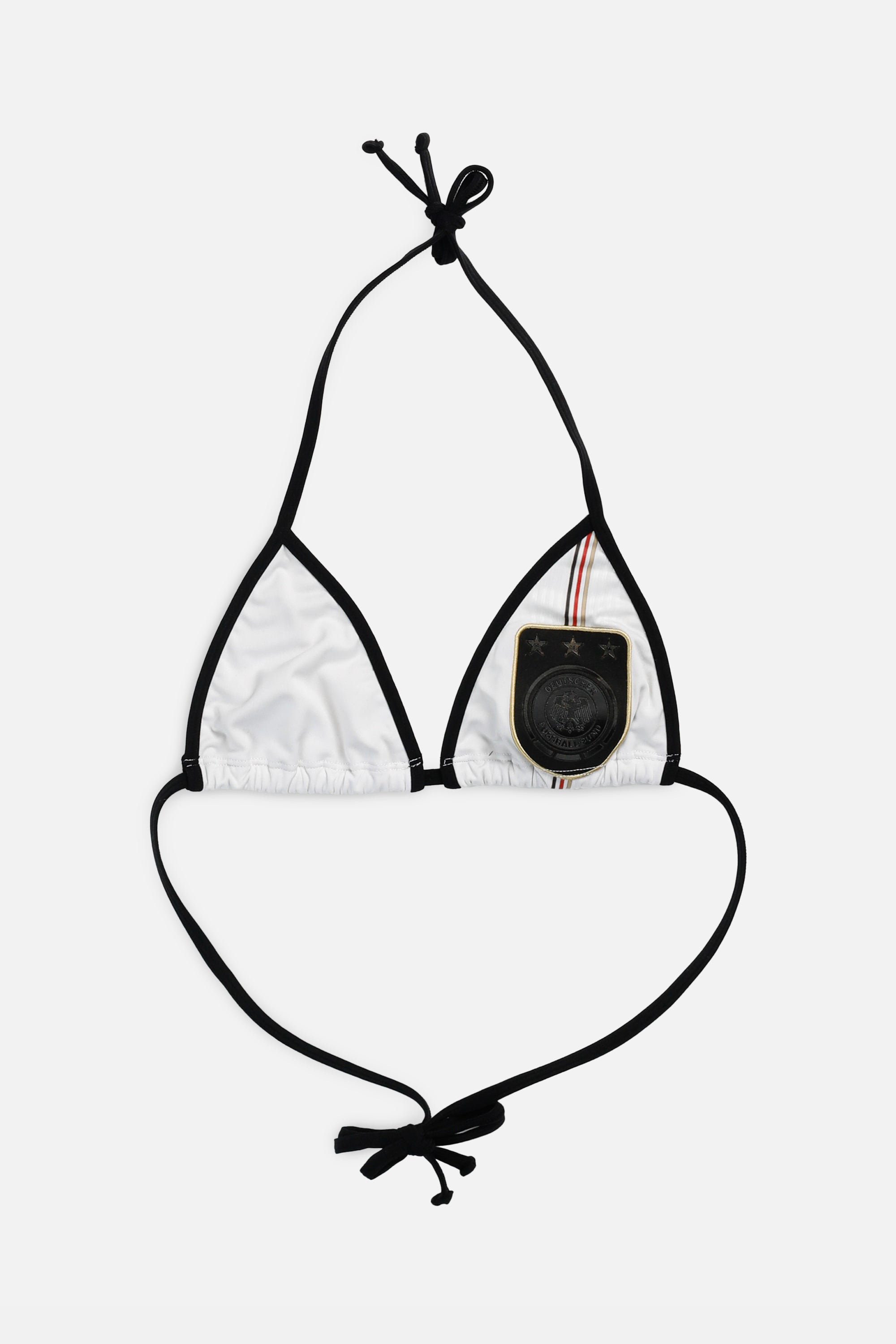 Rework Soccer Triangle Top - L-BRA TOPS-vendor-unknown-L-Frankie Collective Rare Vintage Streetwear Reworks