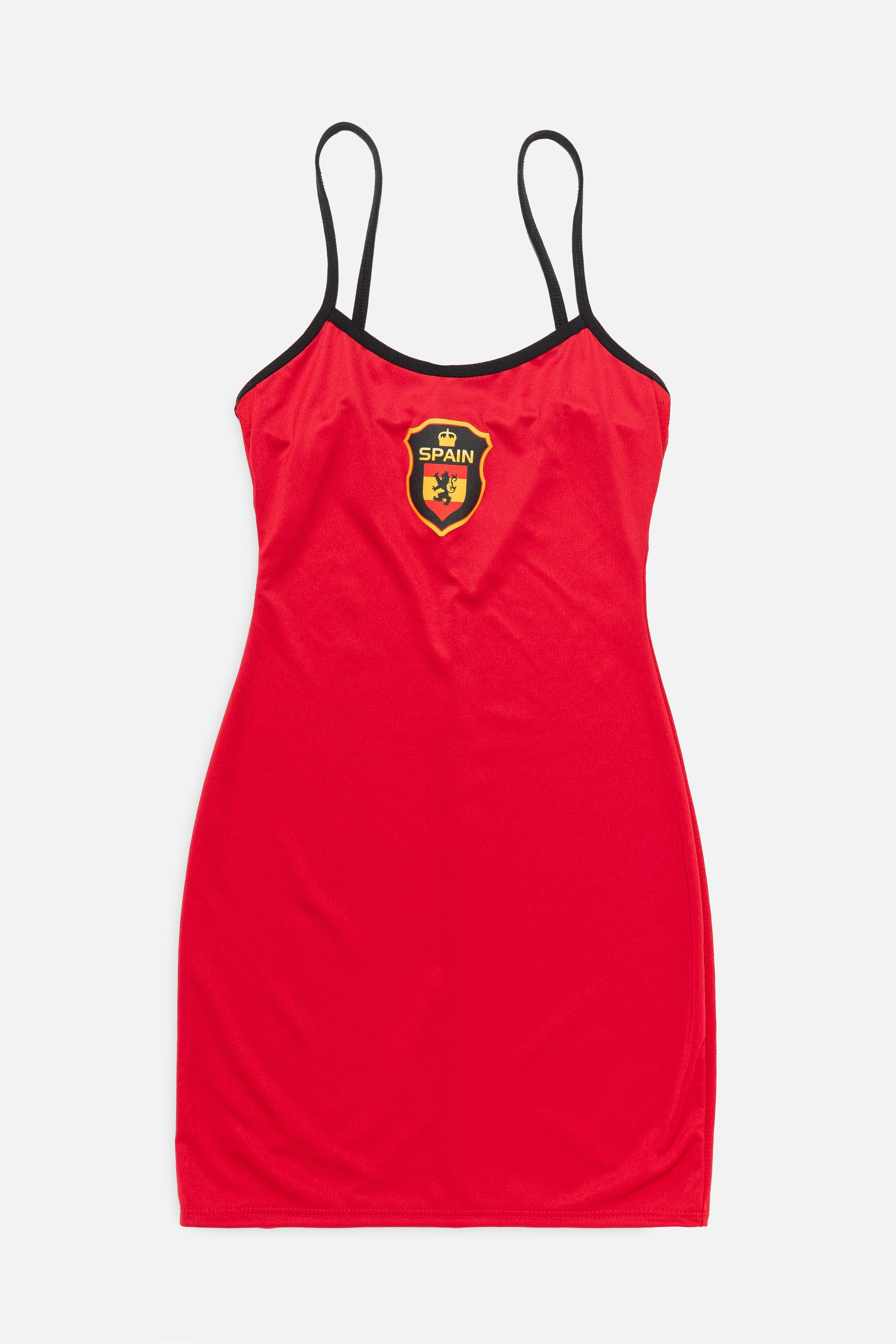 Rework Spain Soccer Mini Dress-Frankie Collective-Rework-Vintage-Streetwear
