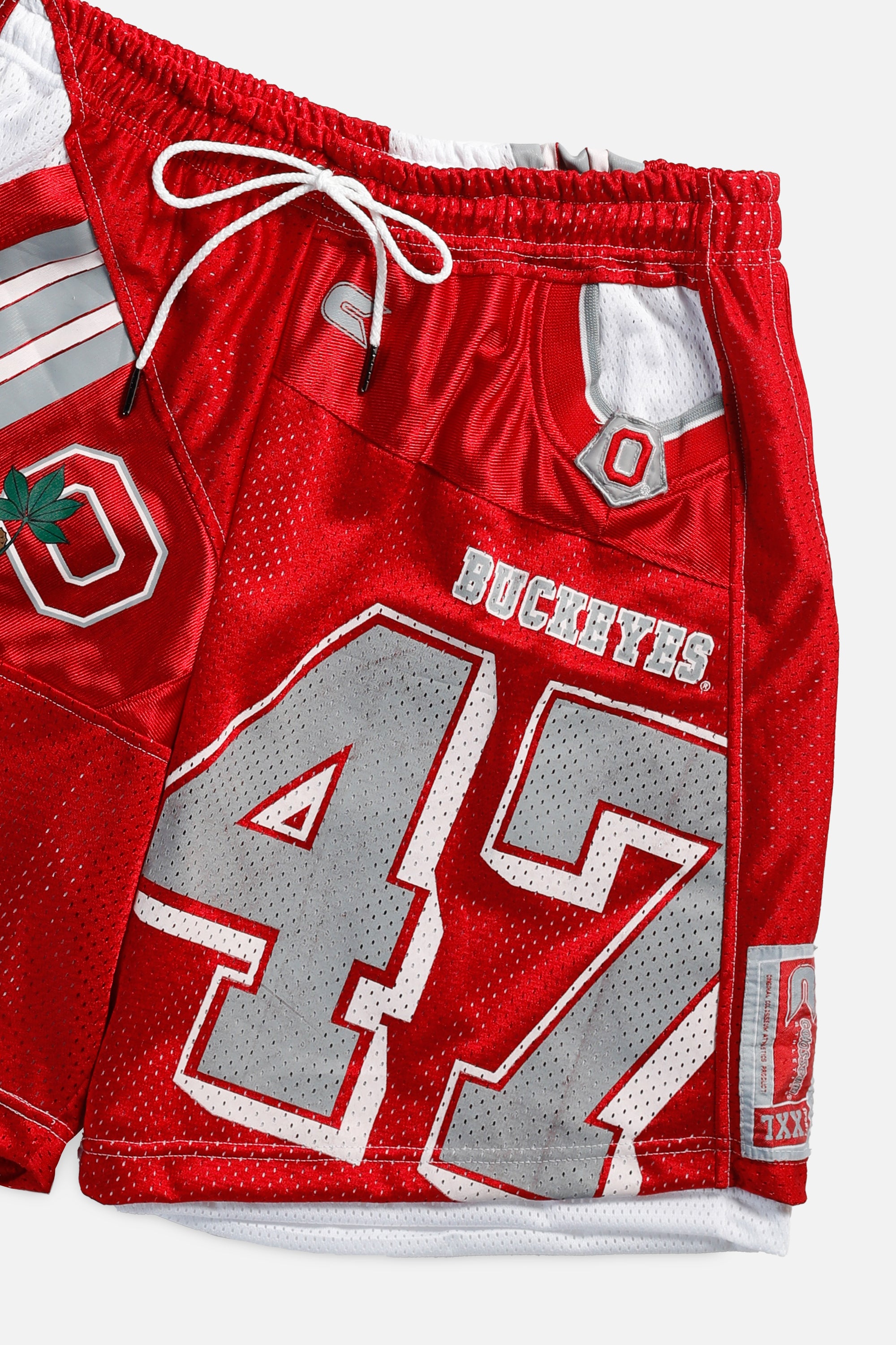 Unisex Rework Ohio State Buckeys Jersey Shorts - Women's L - Men's M-SHORTS-NCAA-Frankie Collective