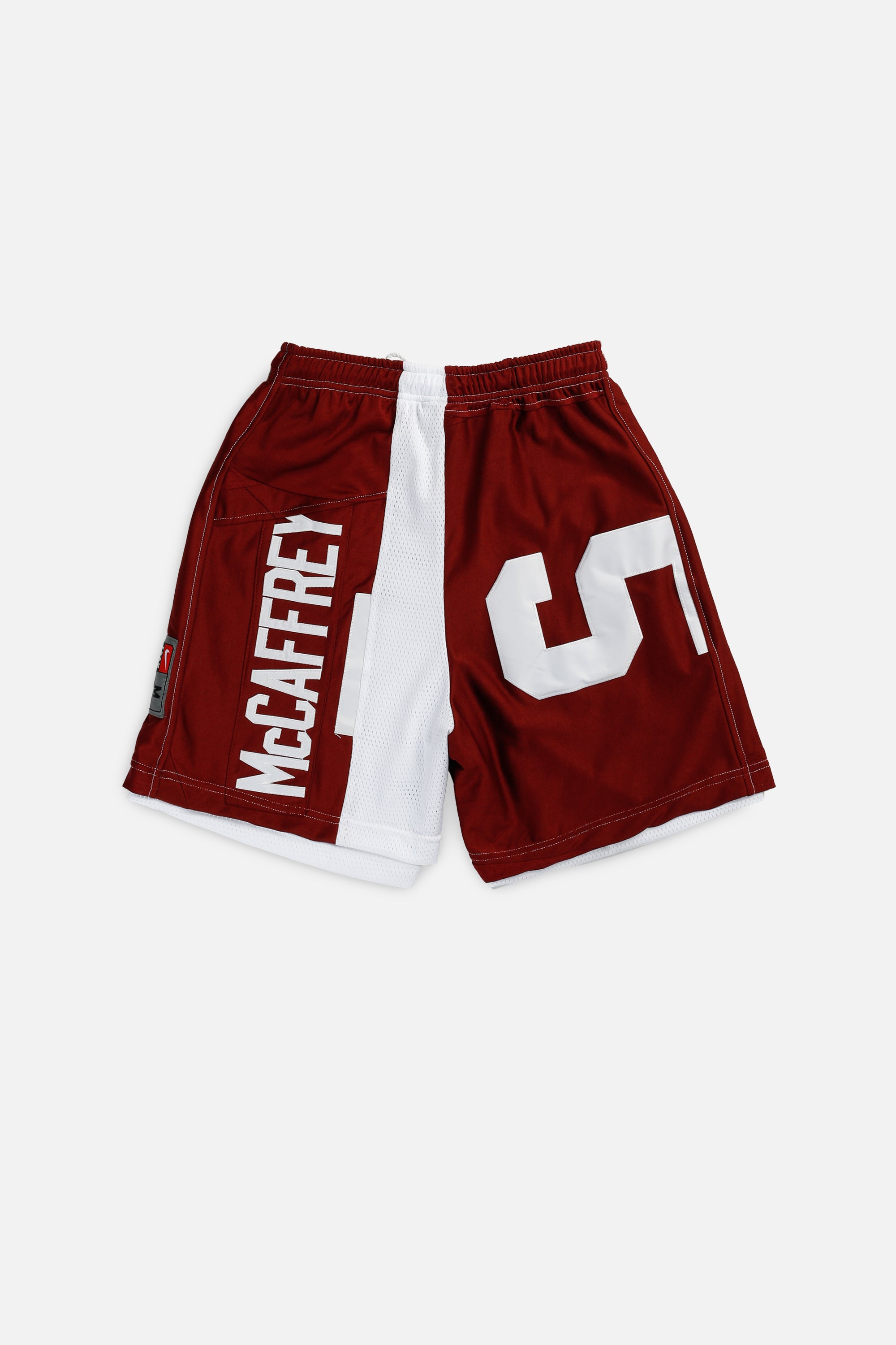 Unisex Rework Stanford Cardinals NCAA Jersey Shorts - S-BOTTOMS-NCAA-Women's S - Men's XS-Frankie Collective Rare Vintage Streetwear Reworks
