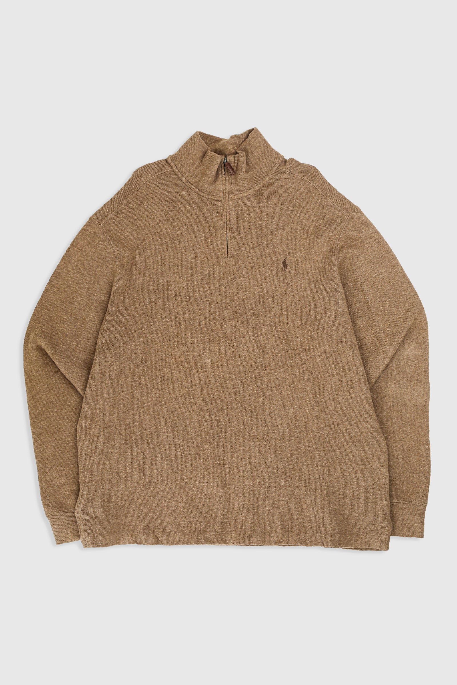 Vintage 1/4 Zip Knit Sweater-SWEATERS-vendor-unknown-Frankie Collective Rare Vintage Streetwear Reworks