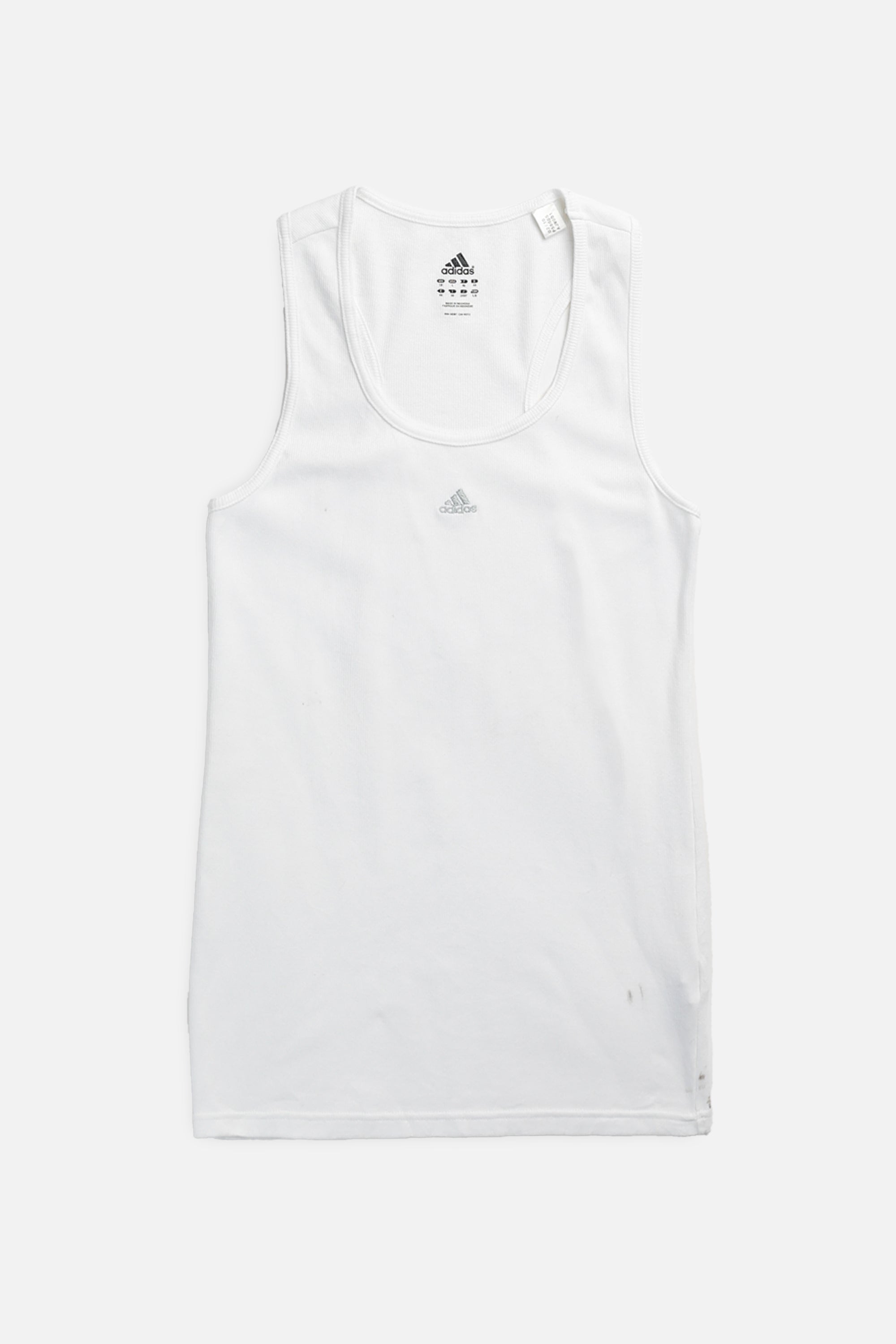 Vintage Adidas Rib Knit Tank - Women's L-TOPS-Adidas-Women's L-Frankie Collective Rare Vintage Streetwear Reworks