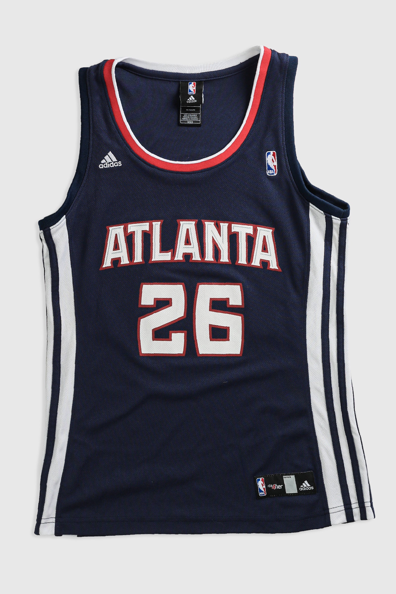 Vintage Hawks NBA Jersey-JERSEYS-NBA-Frankie Collective Rare Vintage Streetwear Reworks