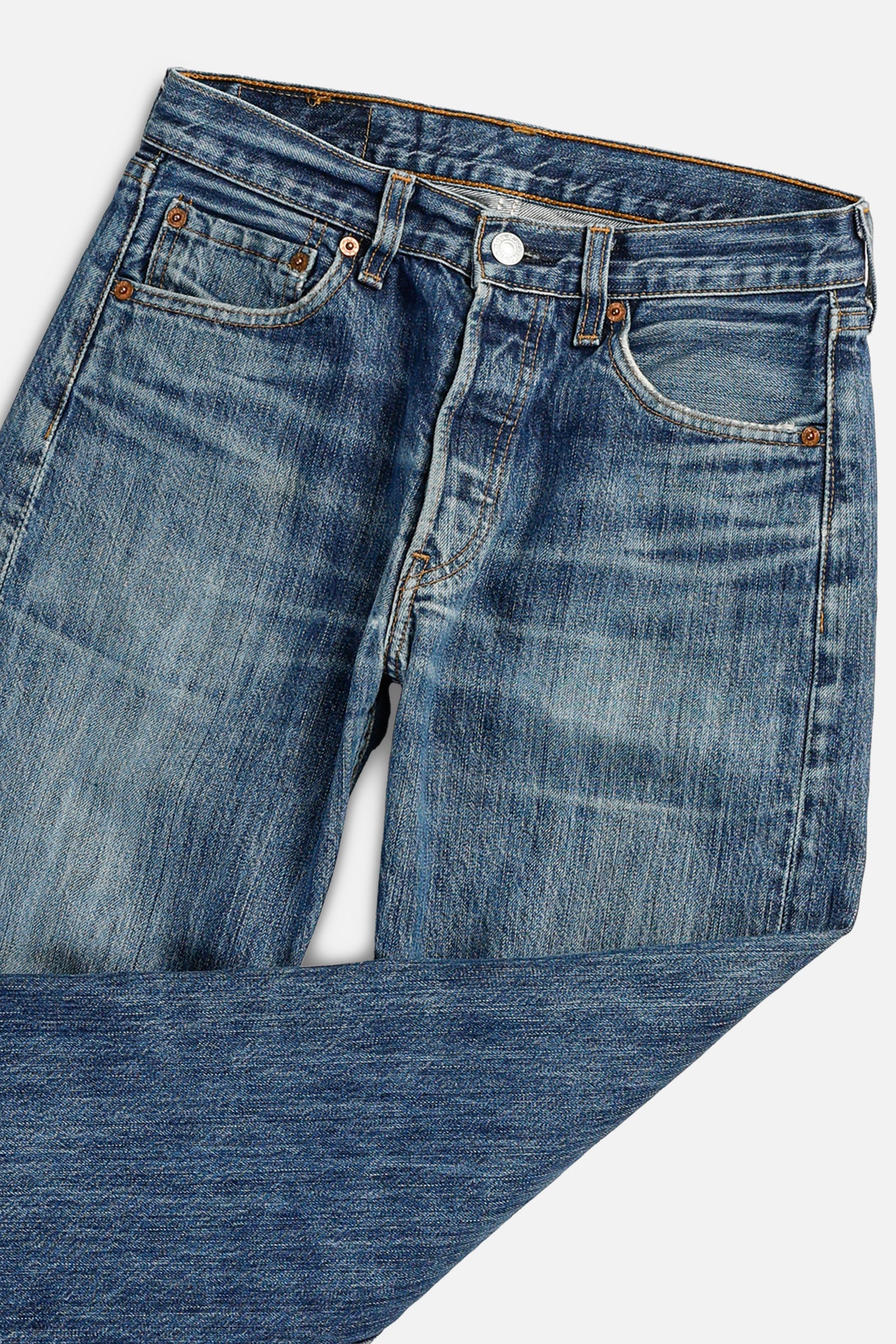Vintage Levi's Denim Pants - W29 L32-BOTTOMS-Levis-W29 L32-Frankie Collective Rare Vintage Streetwear Reworks