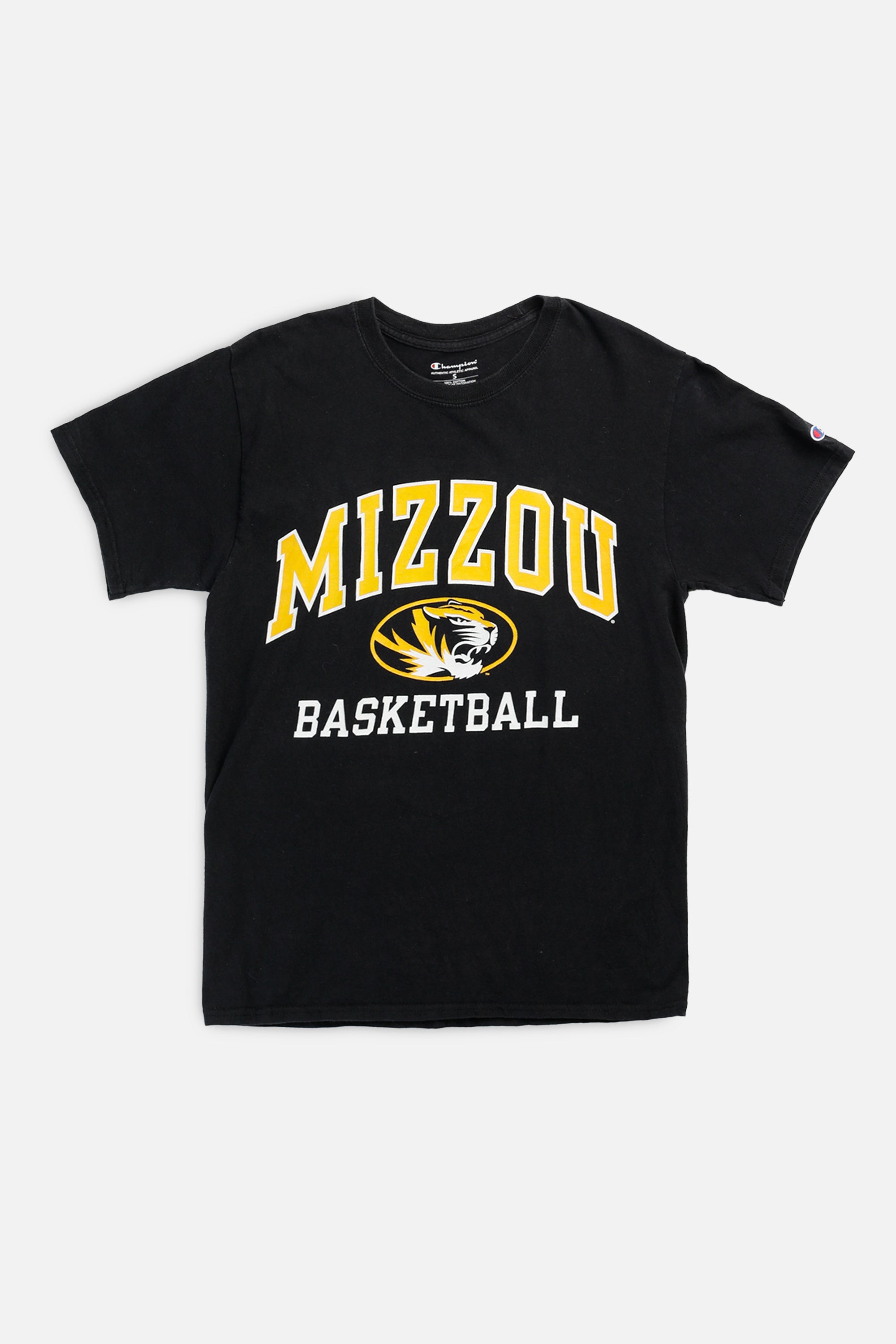 Vintage Missouri Tigers NCAA Basketball Tee - Women's S-TSHIRTS-NCAA-Women's S-Frankie Collective Rare Vintage Streetwear Reworks
