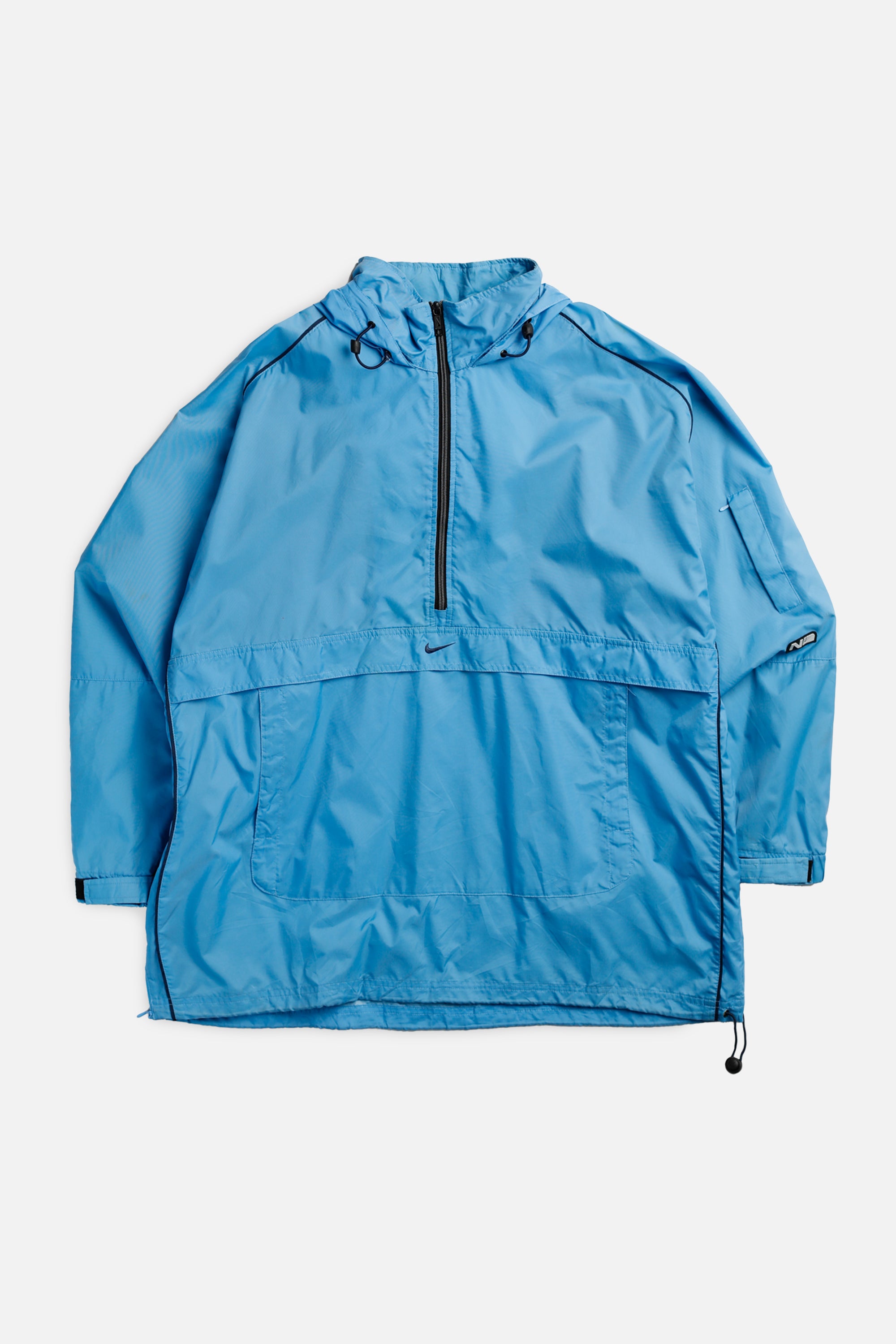 Vintage Nike Pullover Windbreaker Jacket - XL-JACKETS-Nike-XL-Frankie Collective Rare Vintage Streetwear Reworks