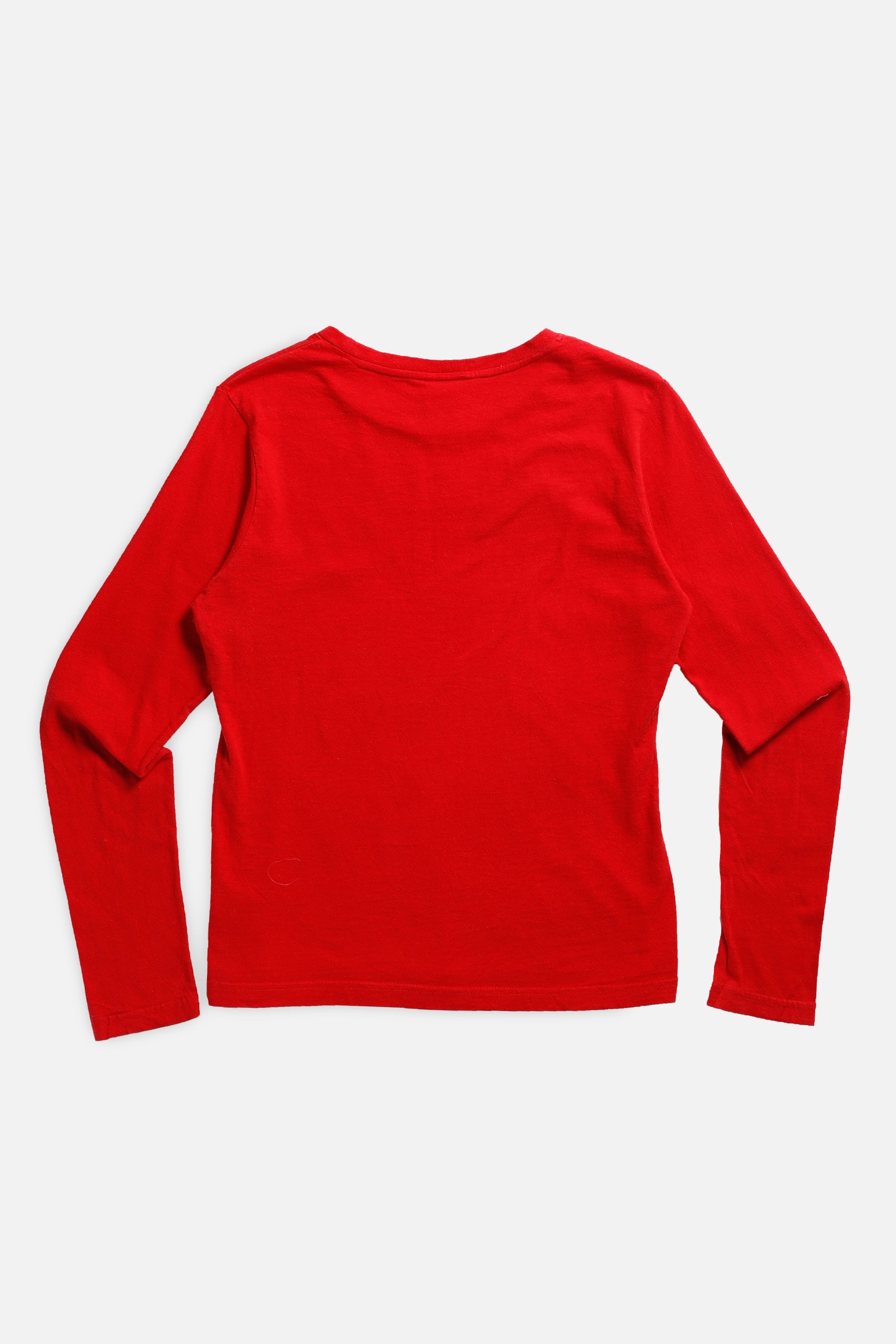 Vintage Ohio State Varsity Longsleeve Baby Tee - Women's XS-T-SHIRTS-Varsity-Frankie Collective