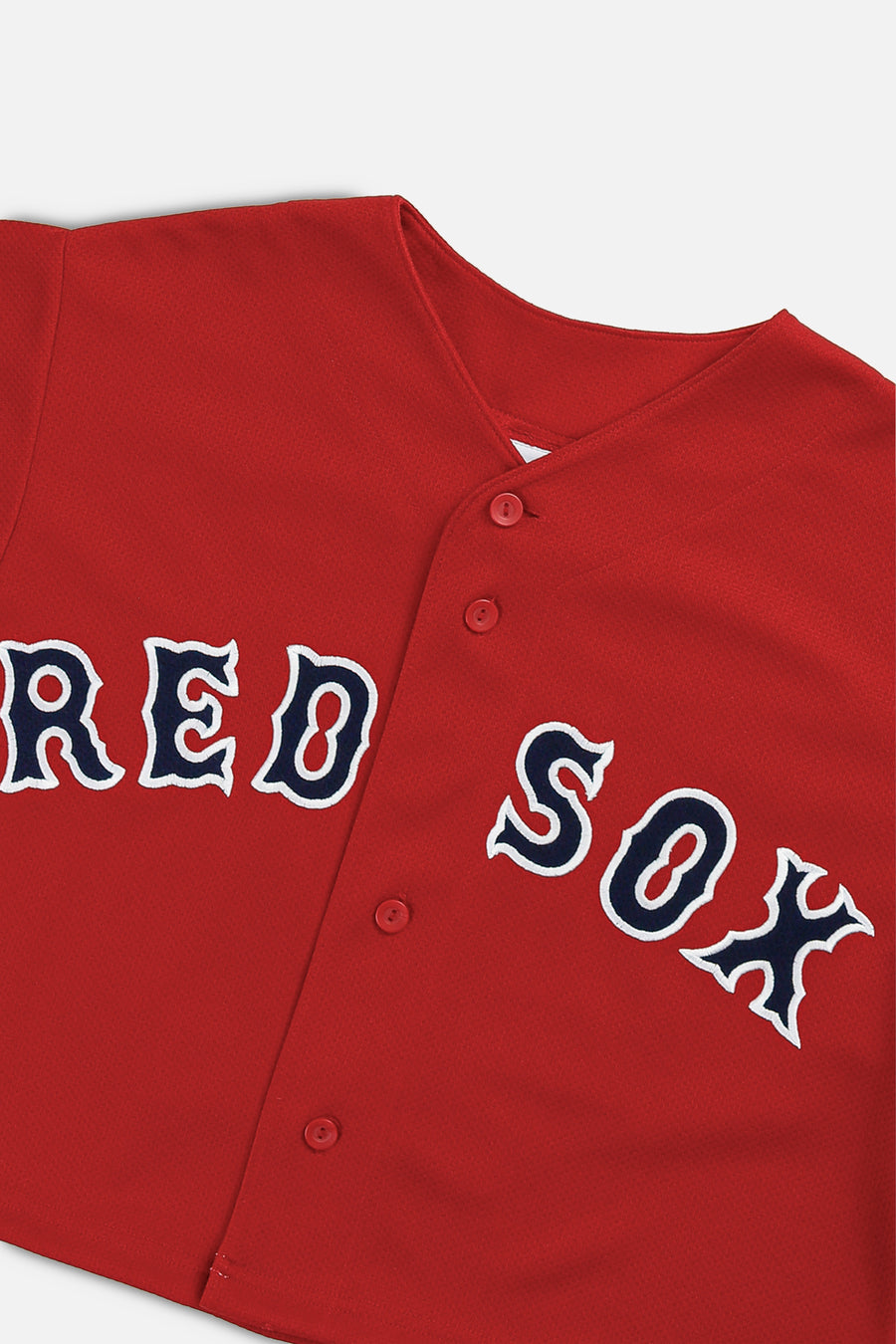 Rework Crop Boston Red Sox MLB Jersey - M