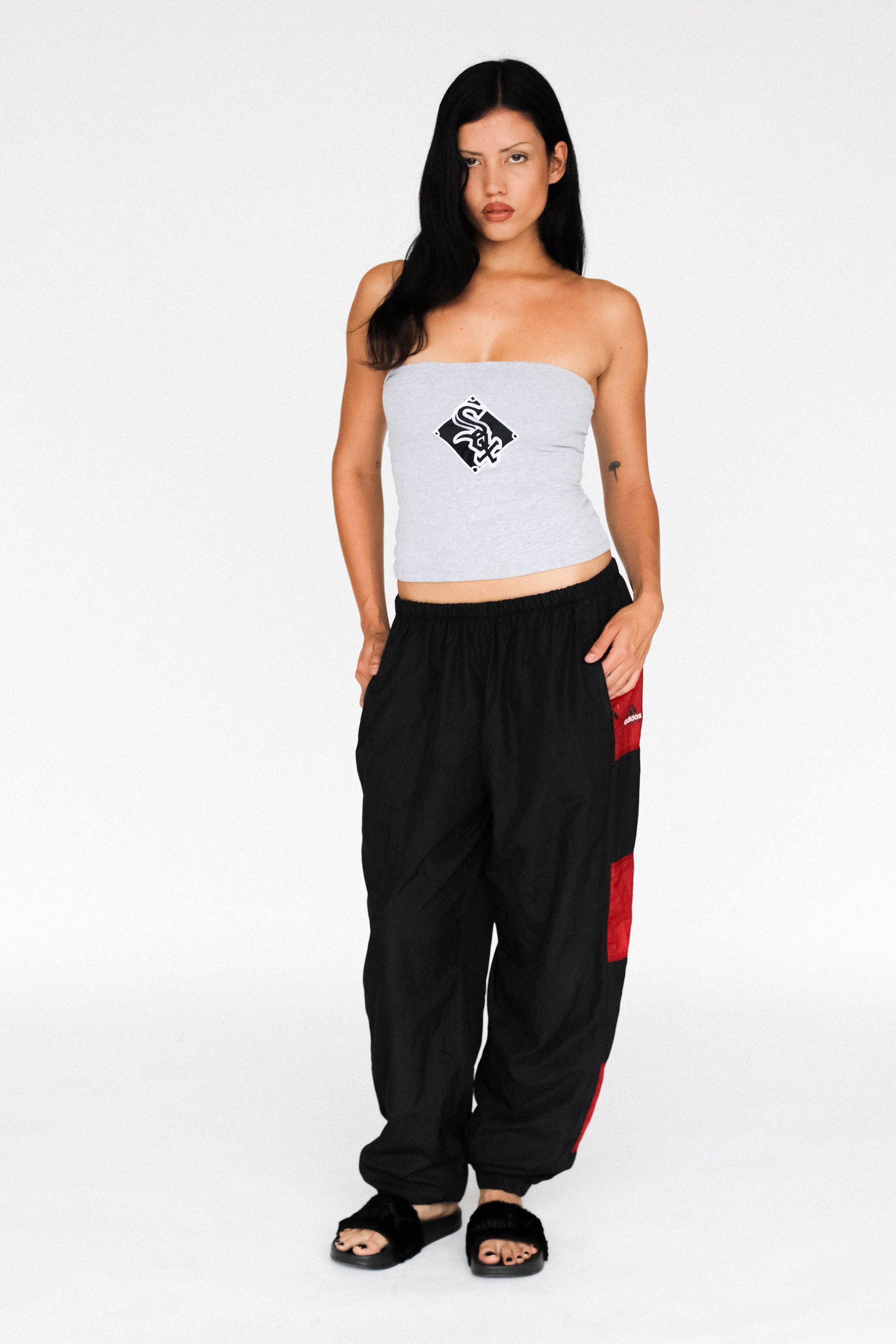 Vintage Adidas Windbreaker Pants - M