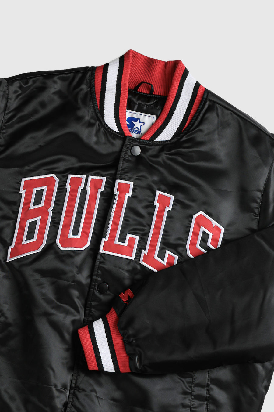 Vintage Bulls NBA Satin Bomber Jacket - XL