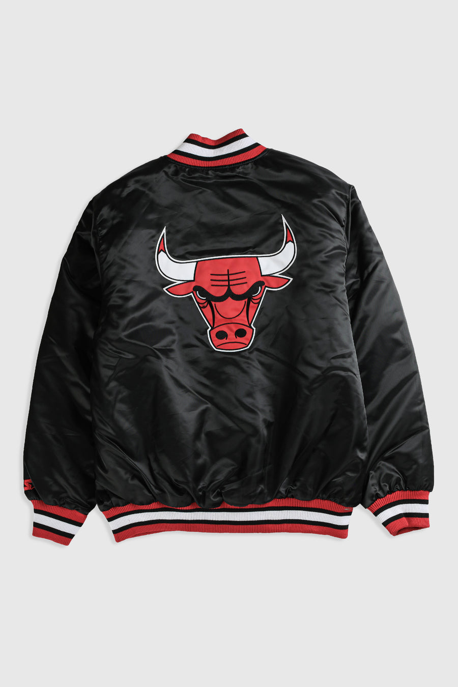 Vintage Bulls NBA Satin Bomber Jacket - XL