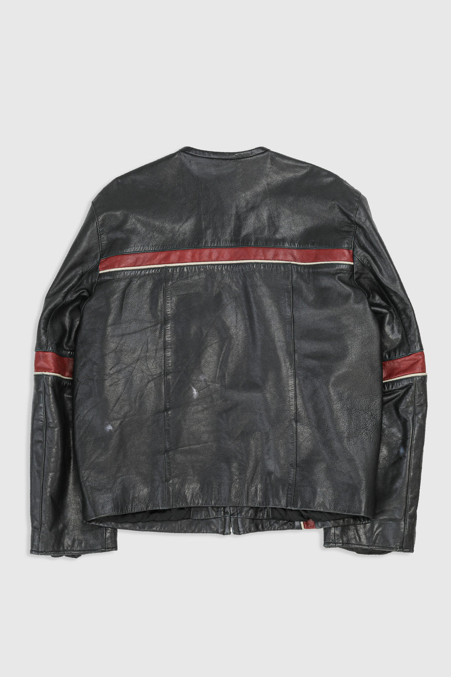 Vintage Racing Leather Jacket - M