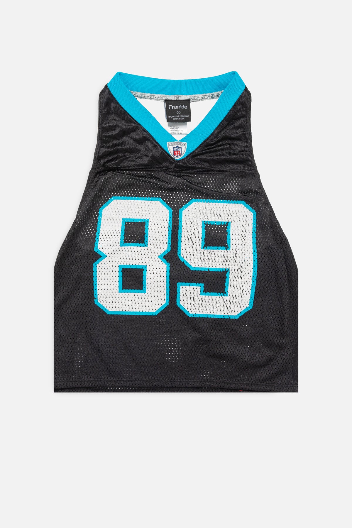 Rework Carolina Panthers Halter Top