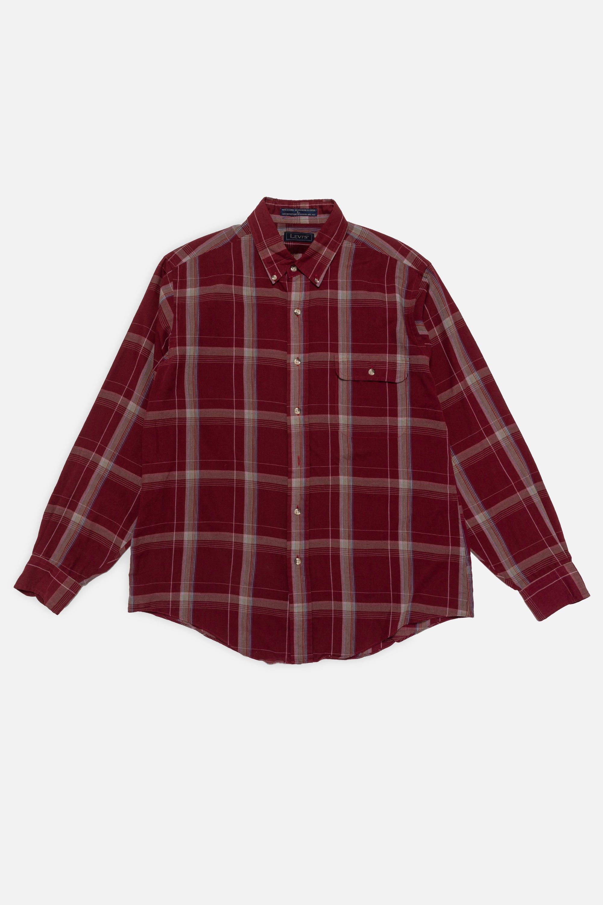Vintage Levi's Plaid Button Down Shirt