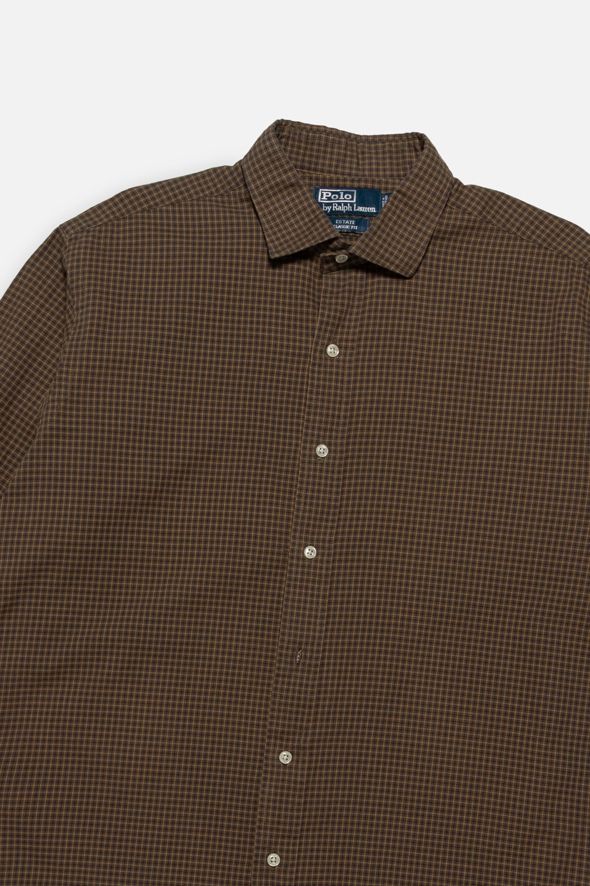 Vintage Polo Plaid Button Down Shirt