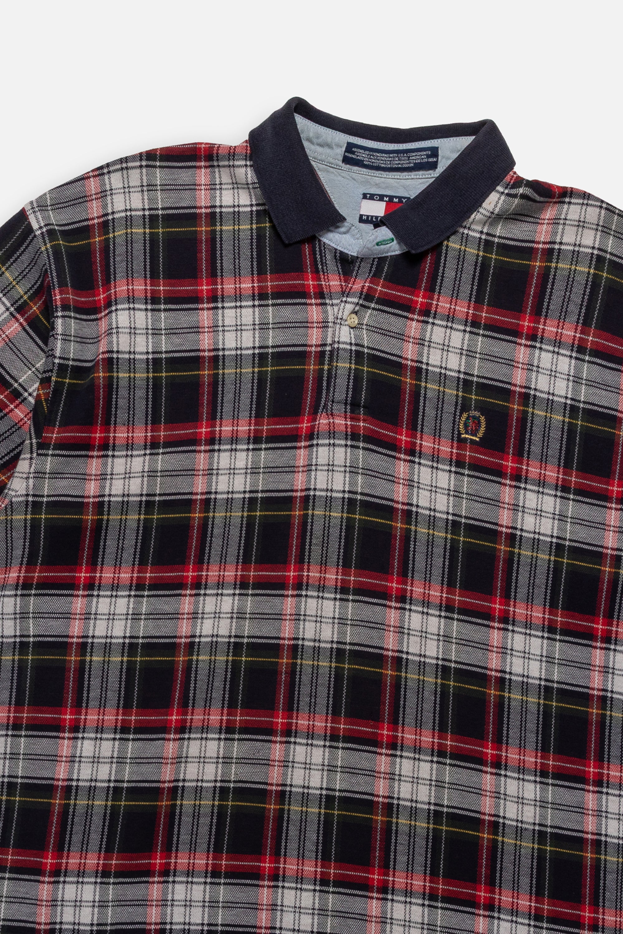 Vintage Tommy Hilfiger Plaid Polo Shirt